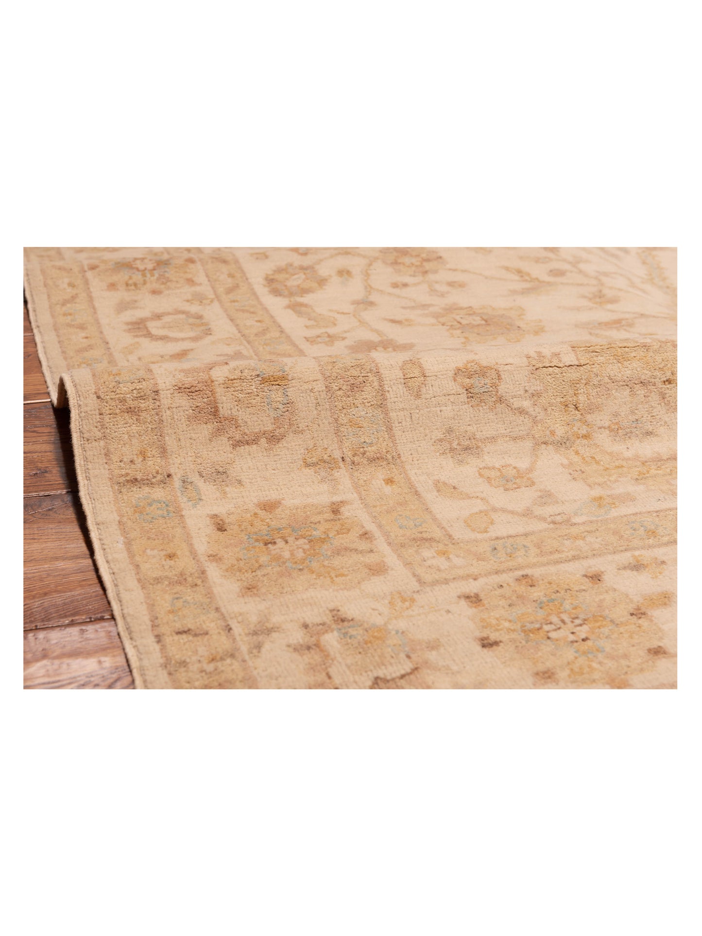 Nomad Laila 112579 Ivory Ivory Transitional Hand Knotted Rug