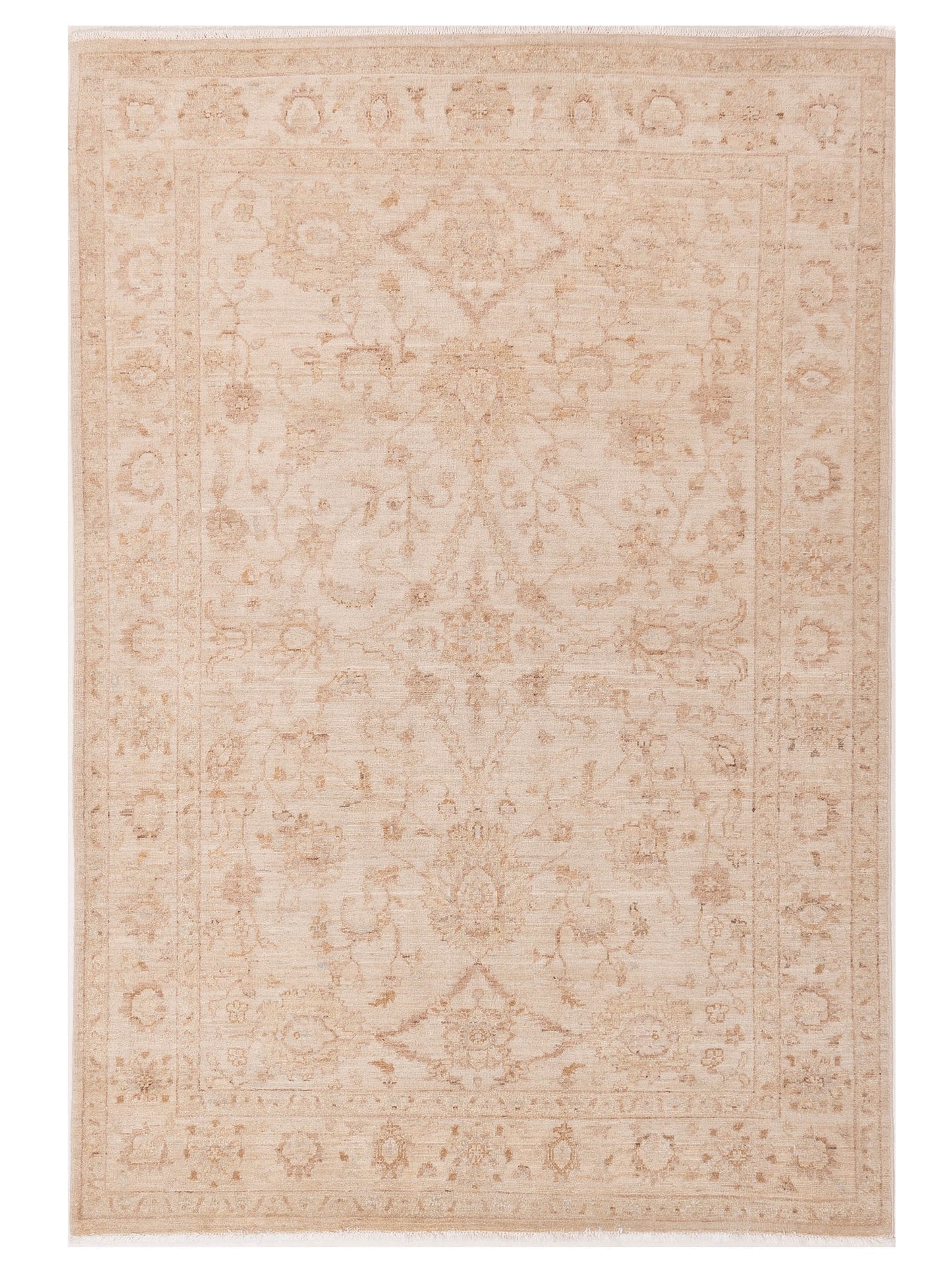 Nomad Laila 112579 Ivory Transitional Hand Knotted Rug