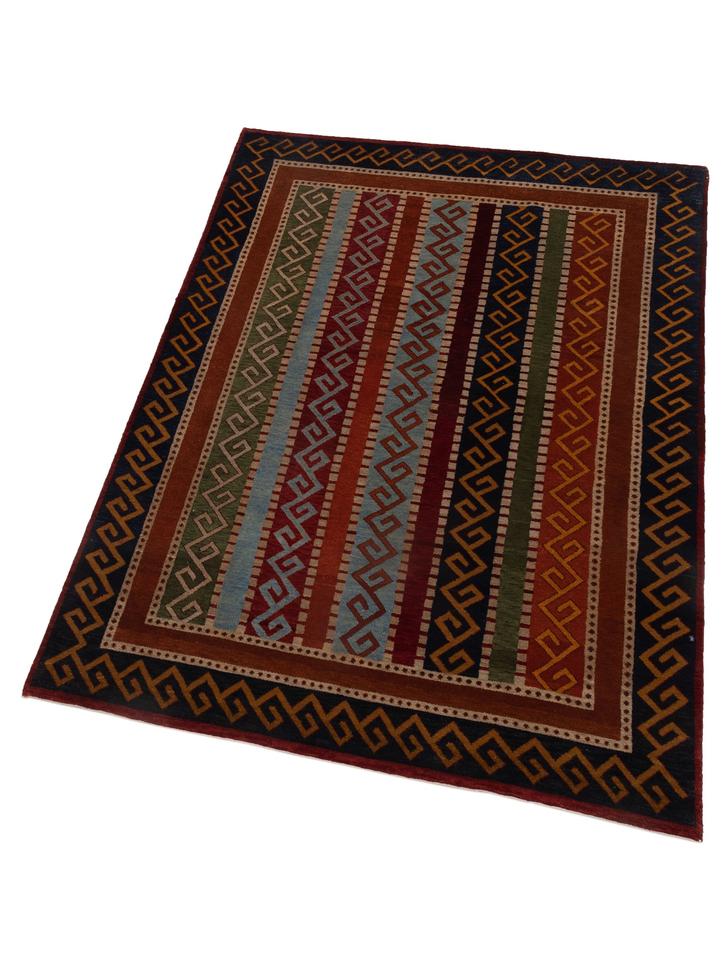 Rajpur Shawl 112822 Multi  Tribal Hand Knotted Rug