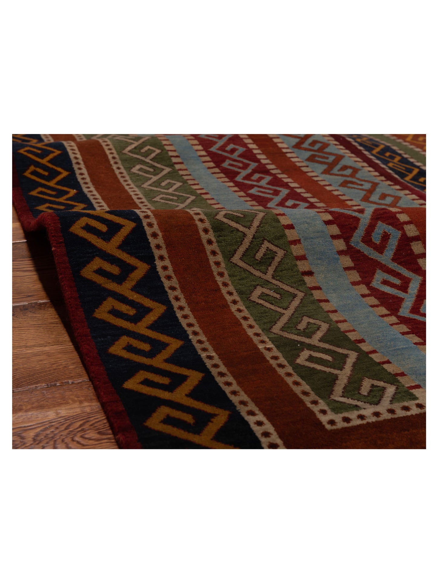 Rajpur Shawl 112822 Multi  Tribal Hand Knotted Rug