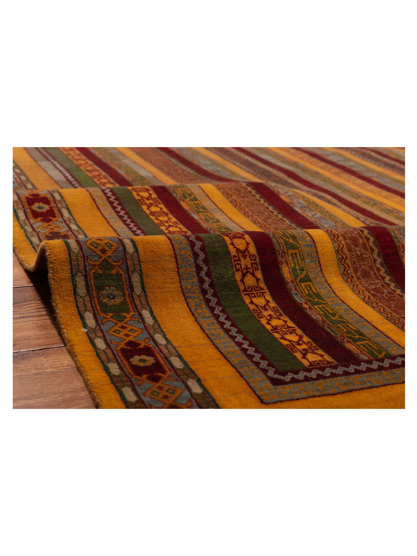 Rajpur Shawl 112848 Multi  Tribal Hand Knotted Rug