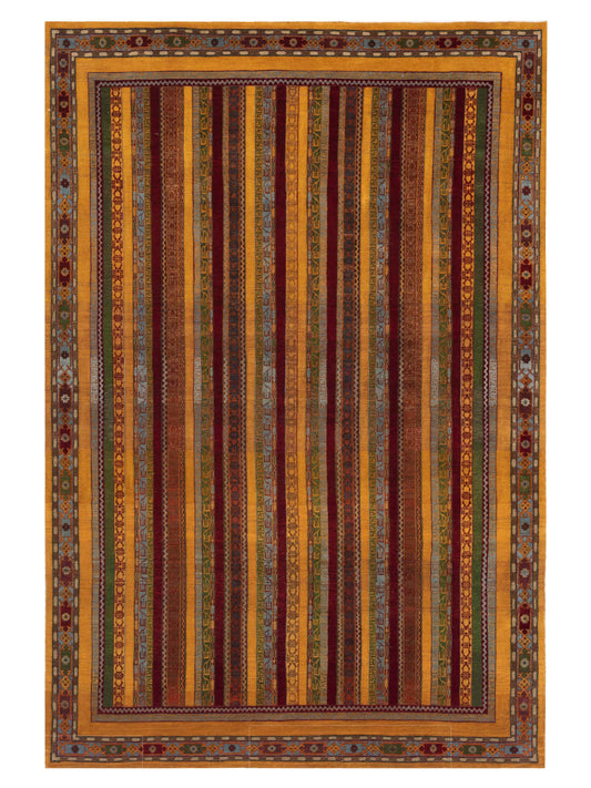 Rajpur Shawl 112848 Multi Tribal Hand Knotted Rug