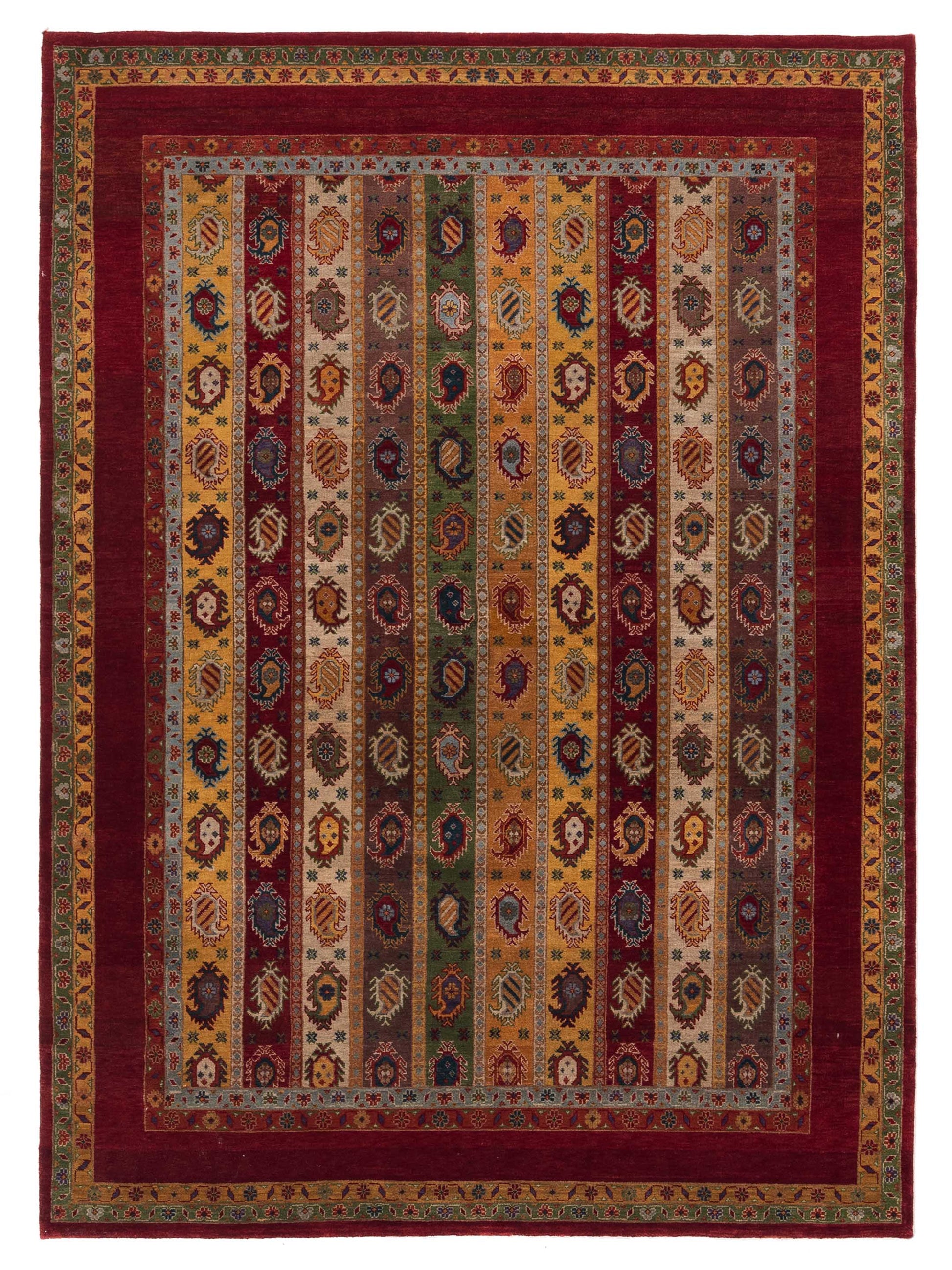 Rajpur Shawl 112855 Multi Tribal Hand Knotted Rug