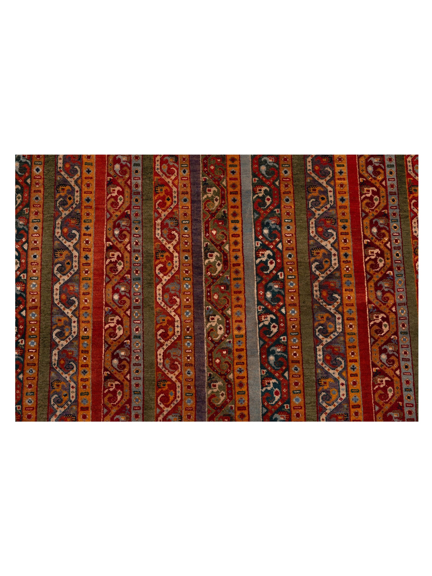 Rajpur Shawl 112856 Multi  Tribal Hand Knotted Rug