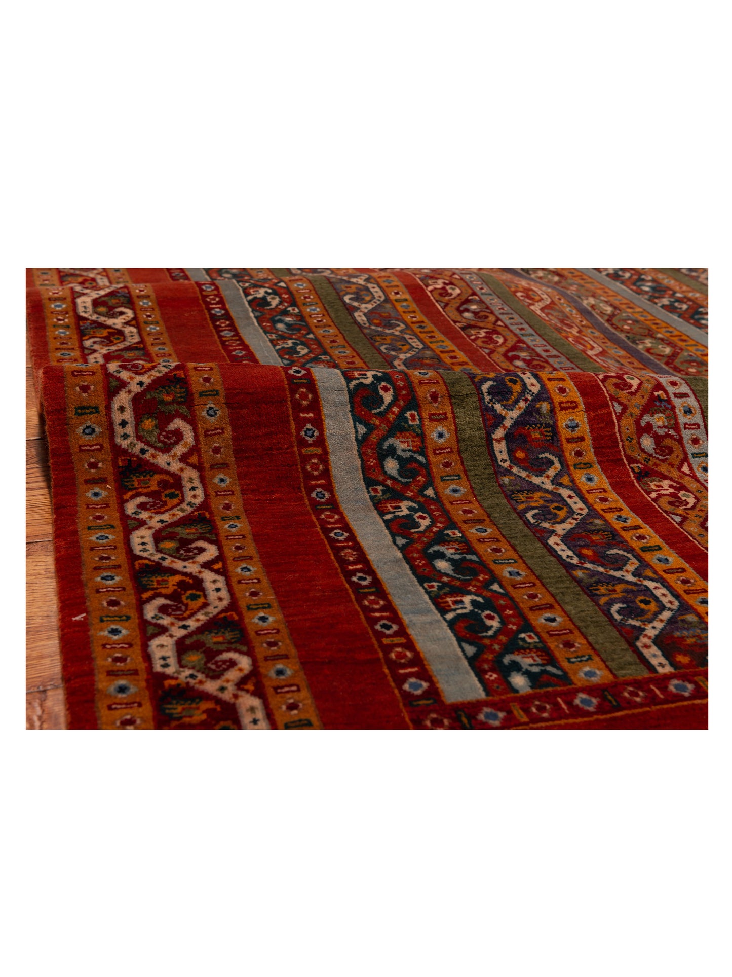 Rajpur Shawl 112856 Multi  Tribal Hand Knotted Rug