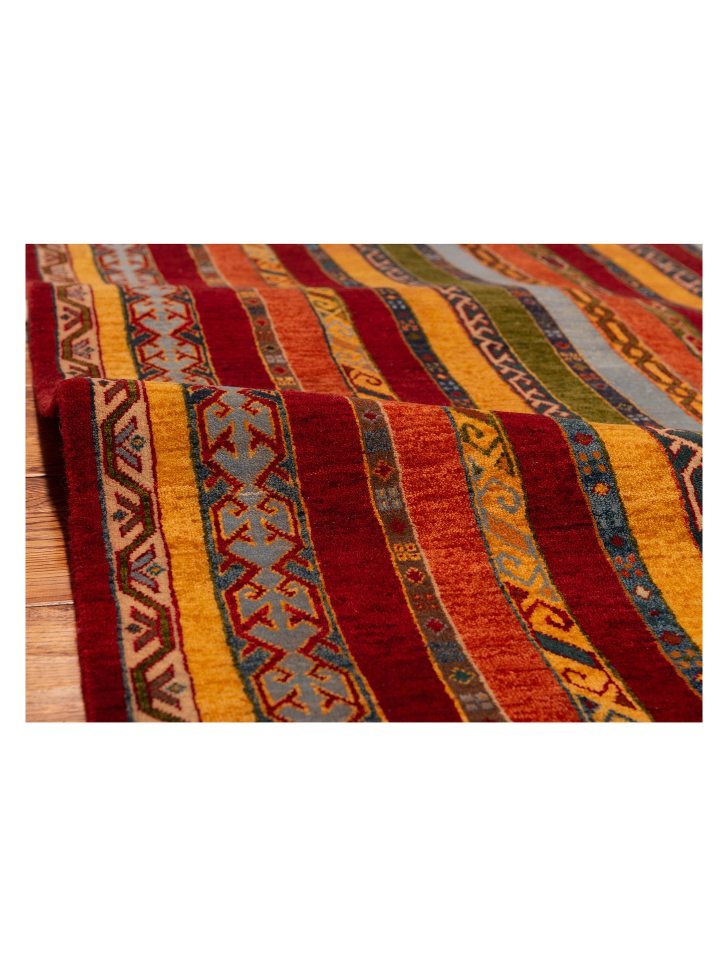 Rajpur Shawl 112862 Multi  Tribal Hand Knotted Rug