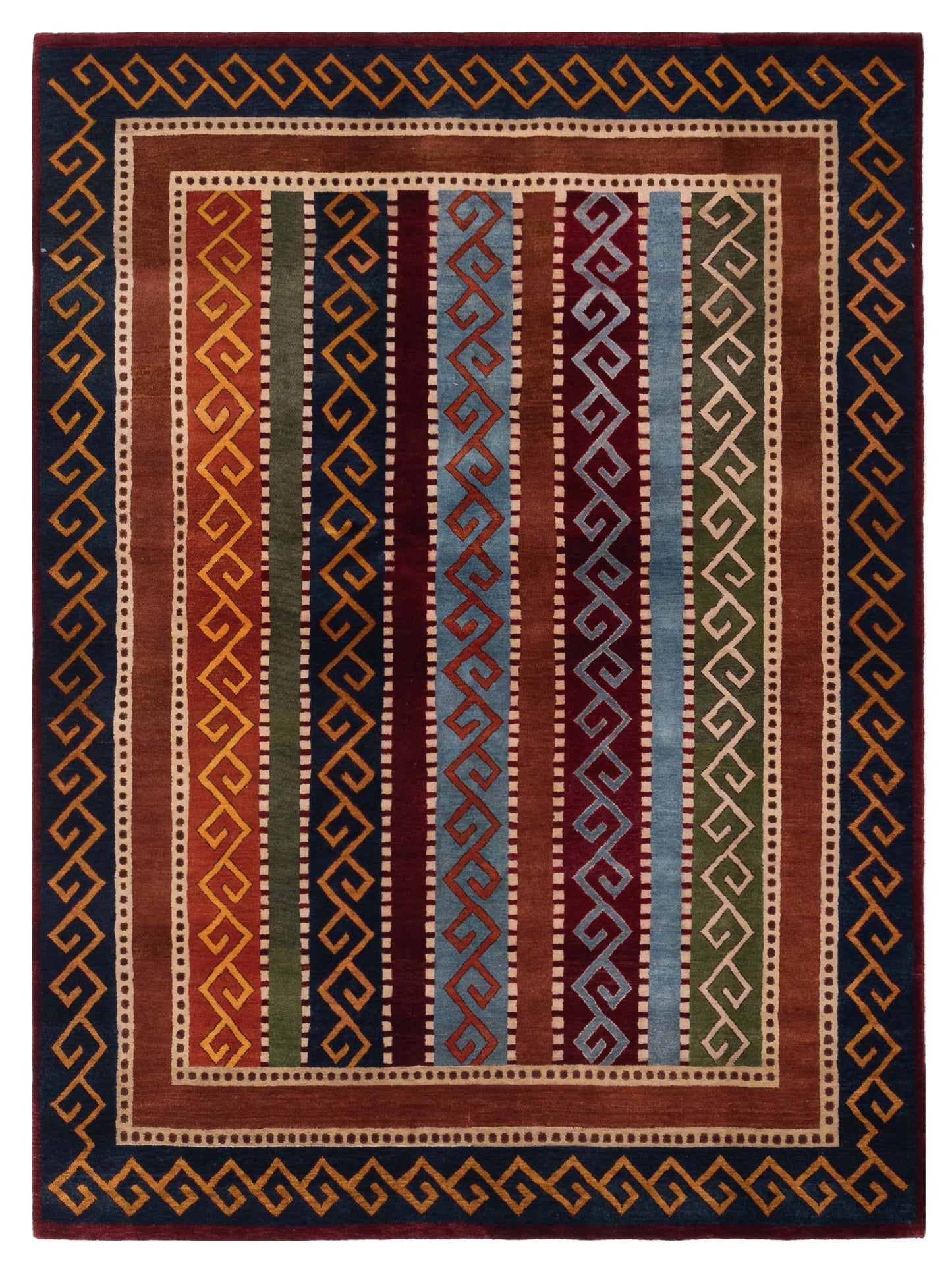 Rajpur Shawl 112863 Multi Tribal Hand Knotted Rug