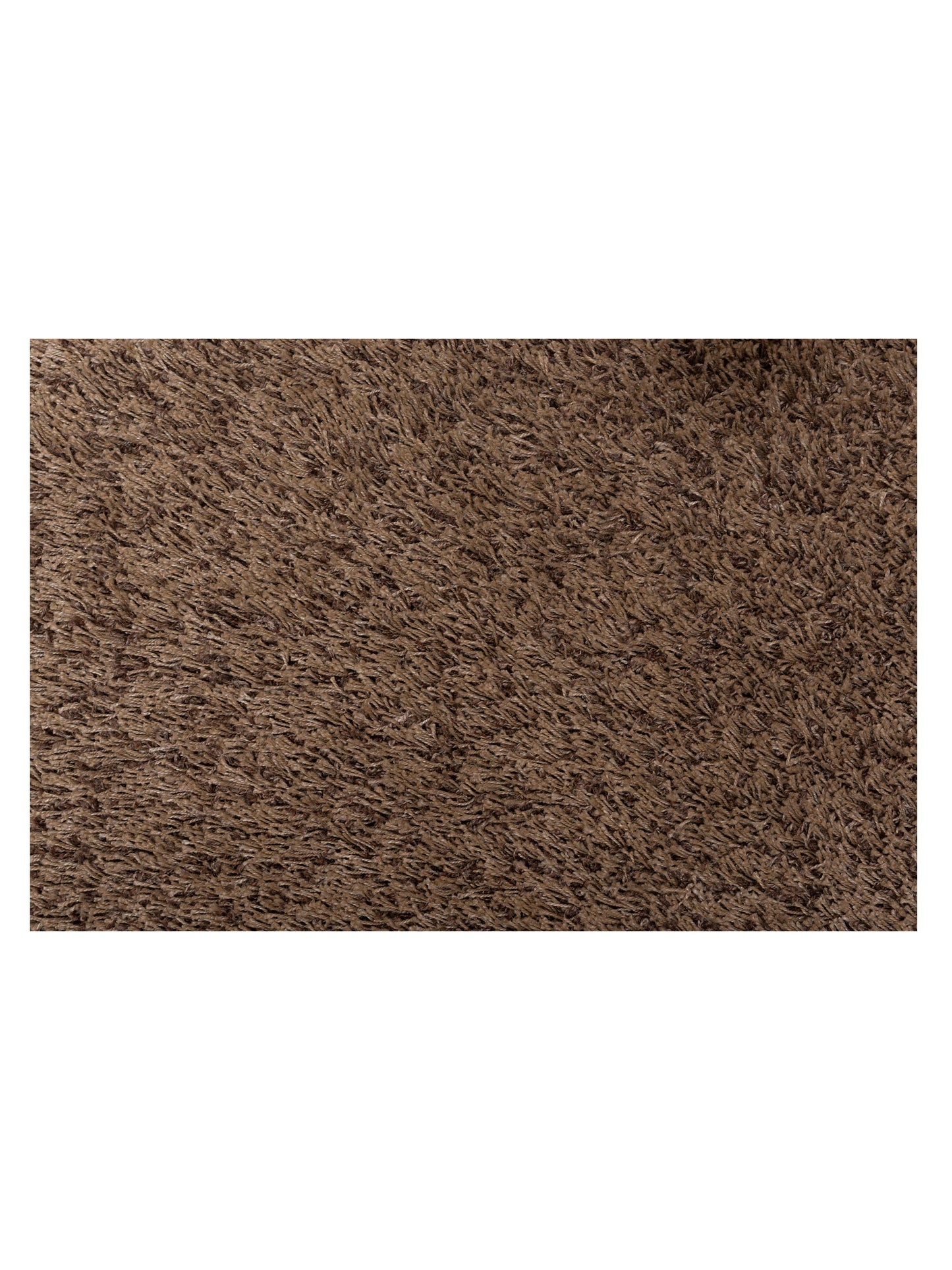 Bergamo Shaggy 112981 Light Brown  Contemporary Machine Made Rug