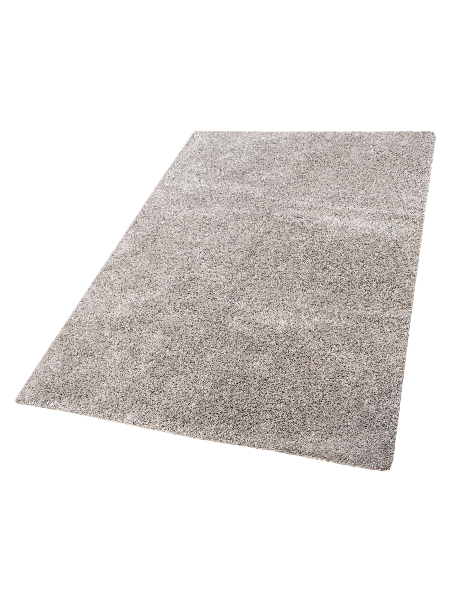 Bergamo Shaggy 112983 Silver  Contemporary Machine Made Rug