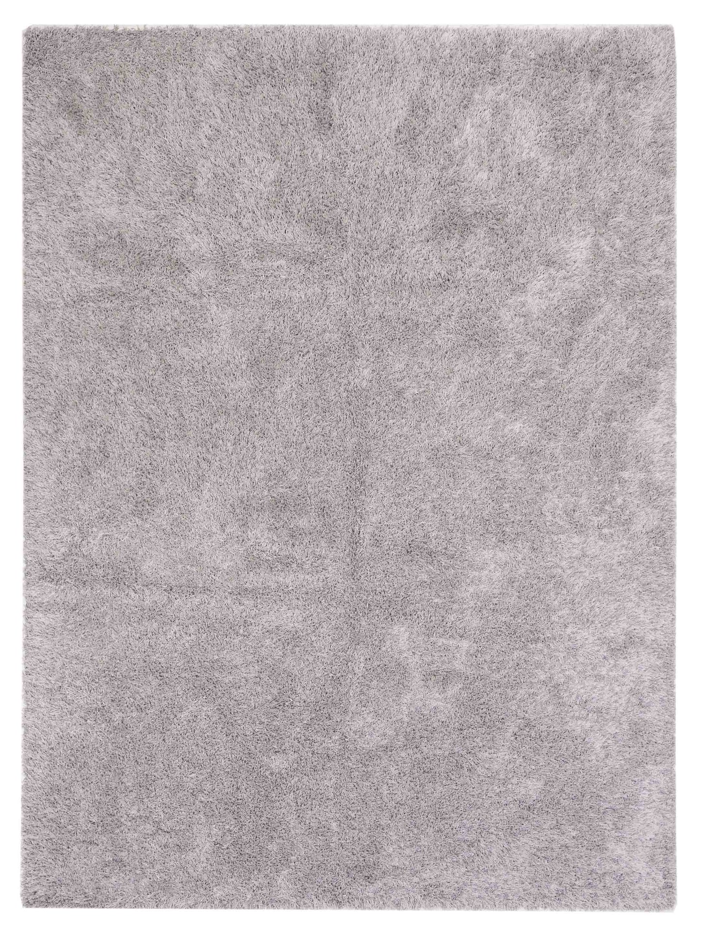 Bergamo Shaggy 112983 Silver Contemporary Machine Made Rug