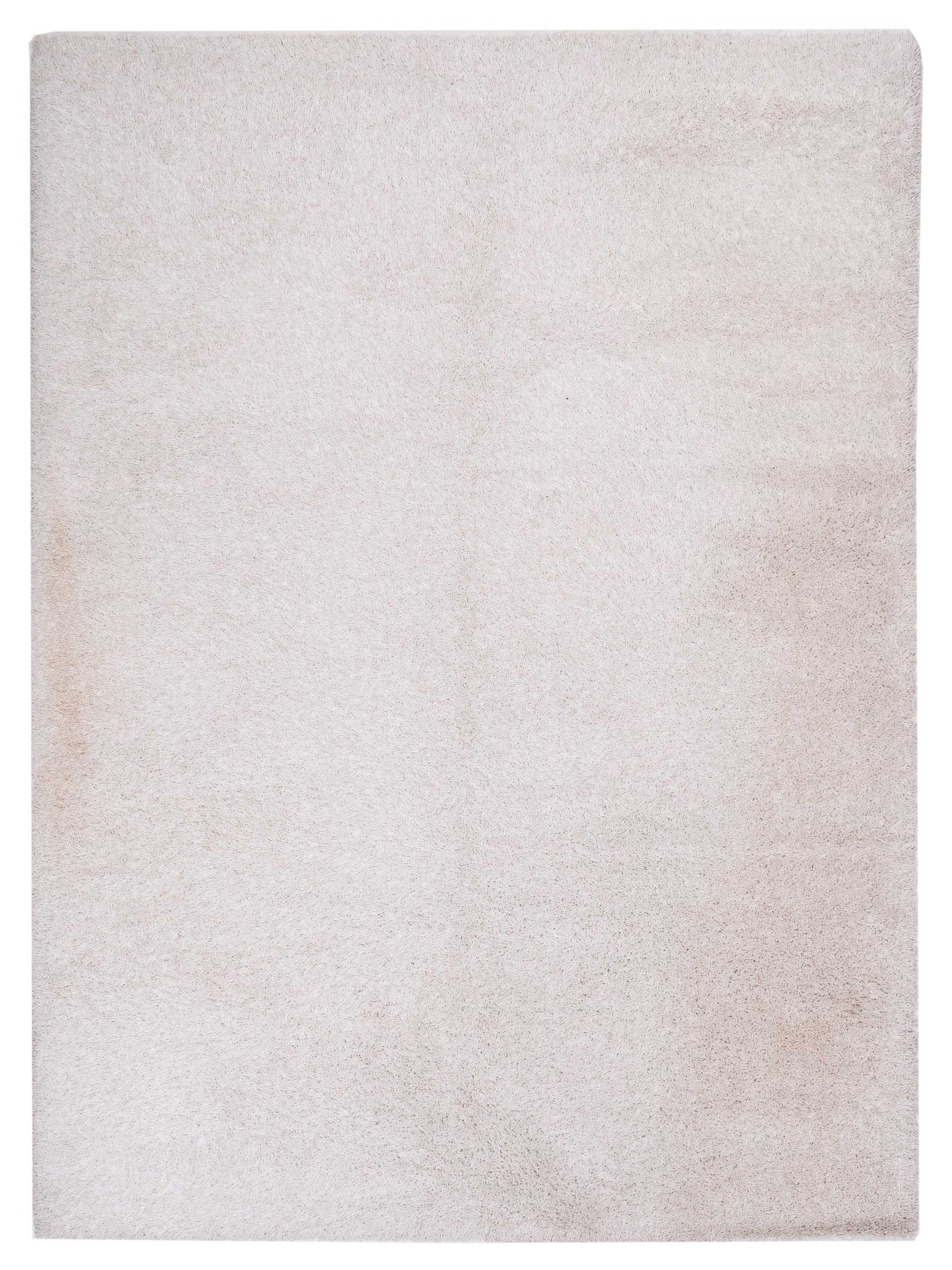 Bergamo Shaggy 112987 Ivory Contemporary Machine Made Rug