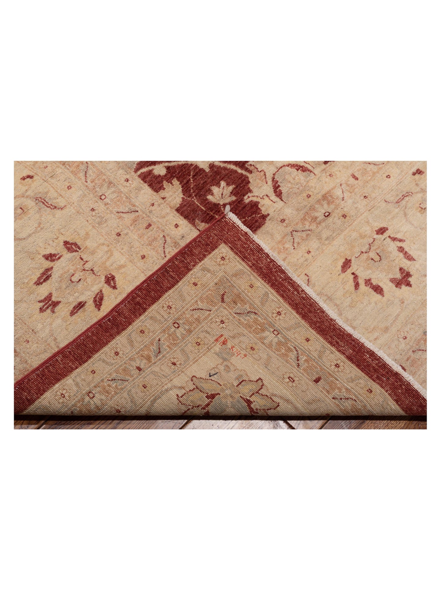 Pasha Sultan 113003 Red Ivory Traditional Hand Knotted Rug