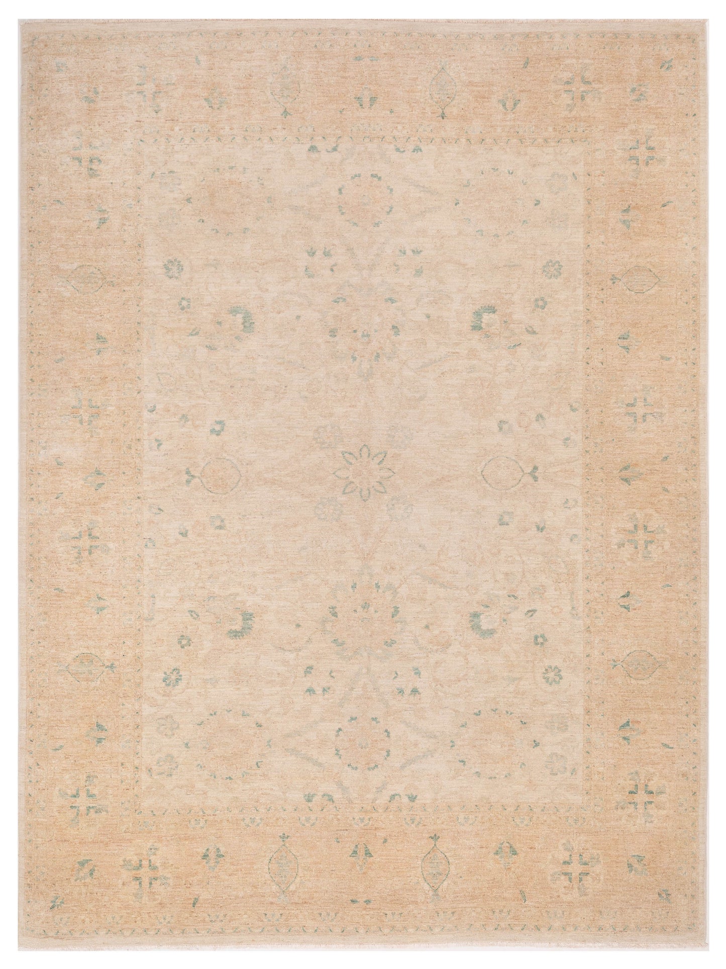 Nomad Laila 113079 Ivory Transitional Hand Knotted Rug