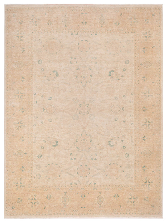 Nomad Laila 113079 Ivory Transitional Hand Knotted Rug