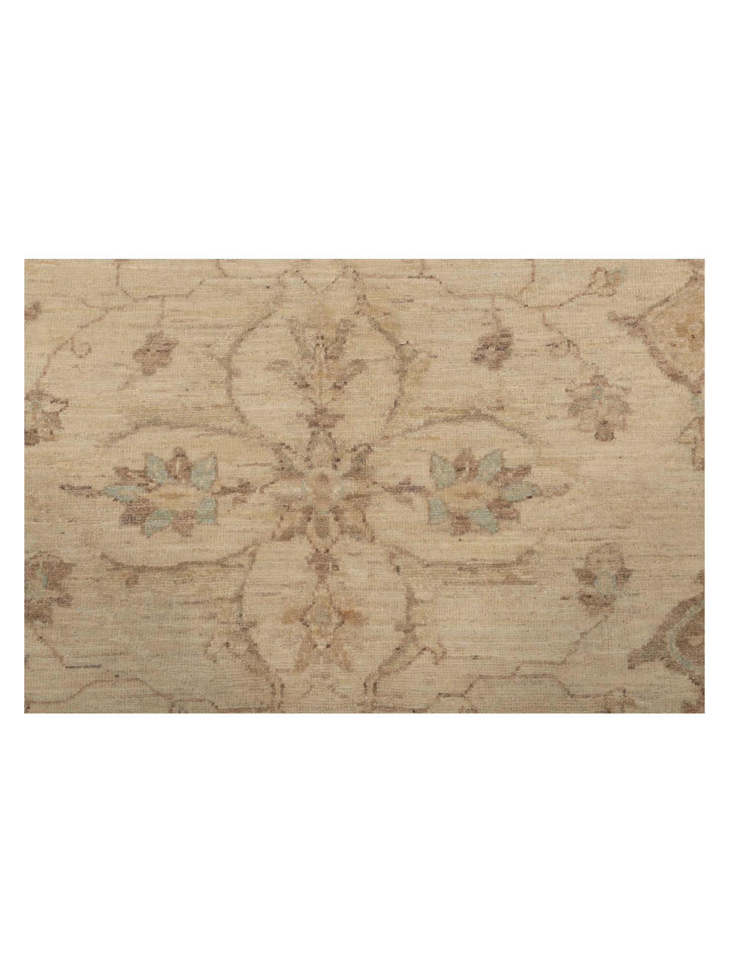 Nomad Laila 113090 Ivory Ivory Transitional Hand Knotted Rug