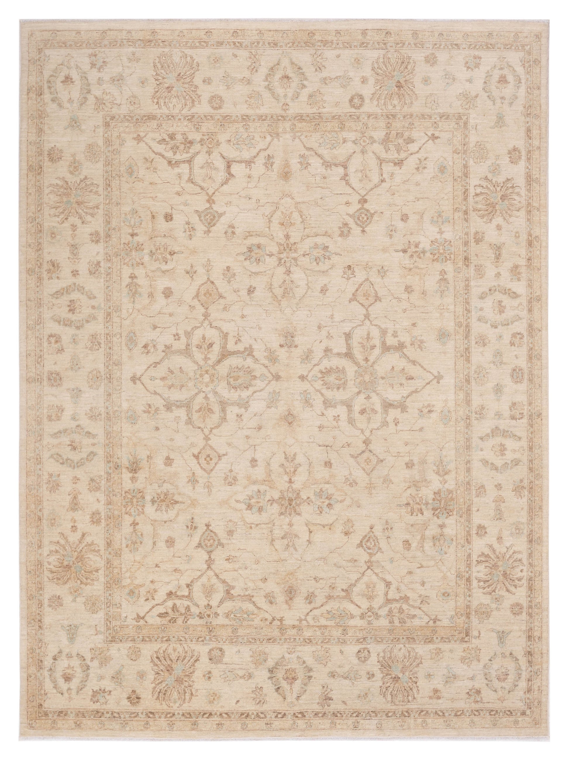 Nomad Laila 113090 Ivory Transitional Hand Knotted Rug