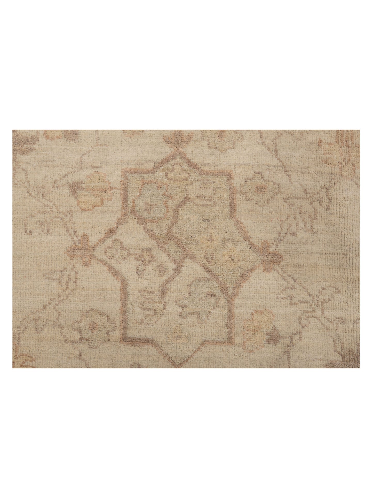 Nomad Laila 113092 Ivory Gold Transitional Hand Knotted Rug