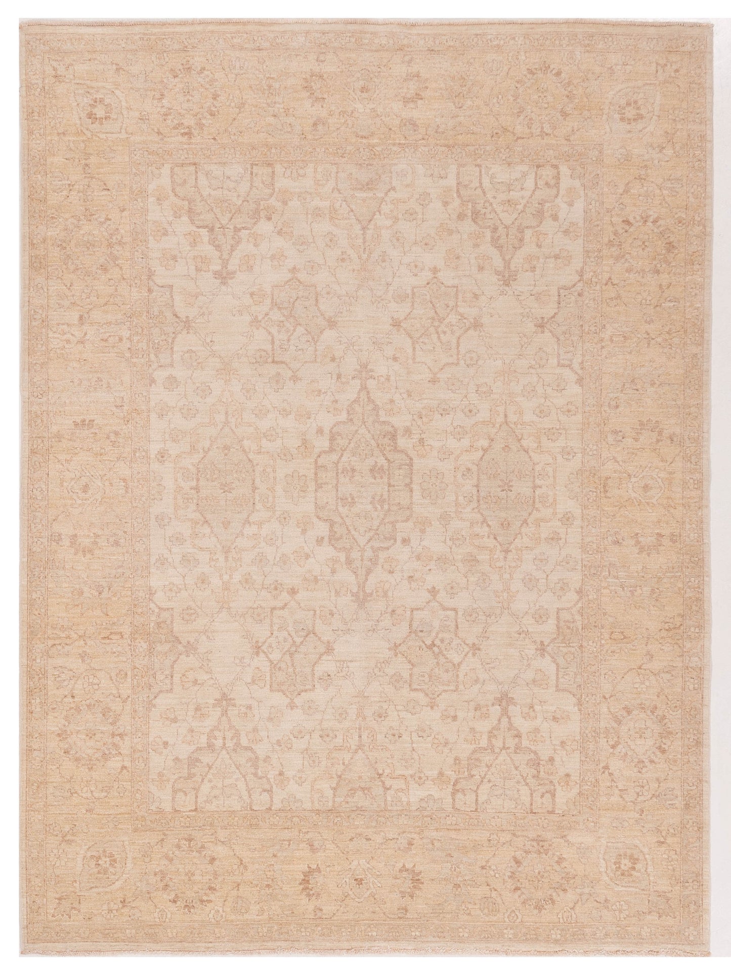 Nomad Laila 113092 Ivory Transitional Hand Knotted Rug