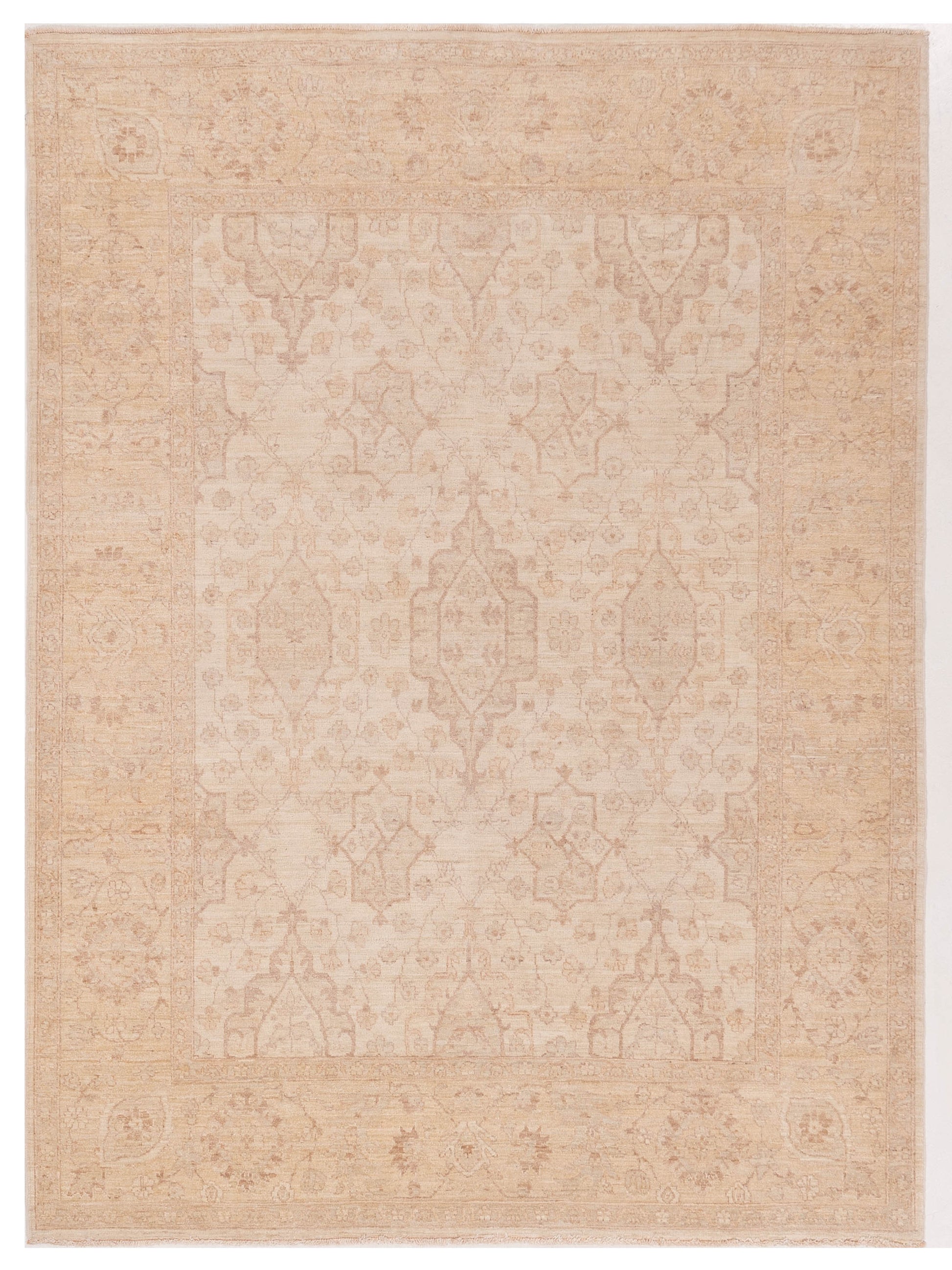 Nomad Laila 113092 Ivory Transitional Hand Knotted Rug