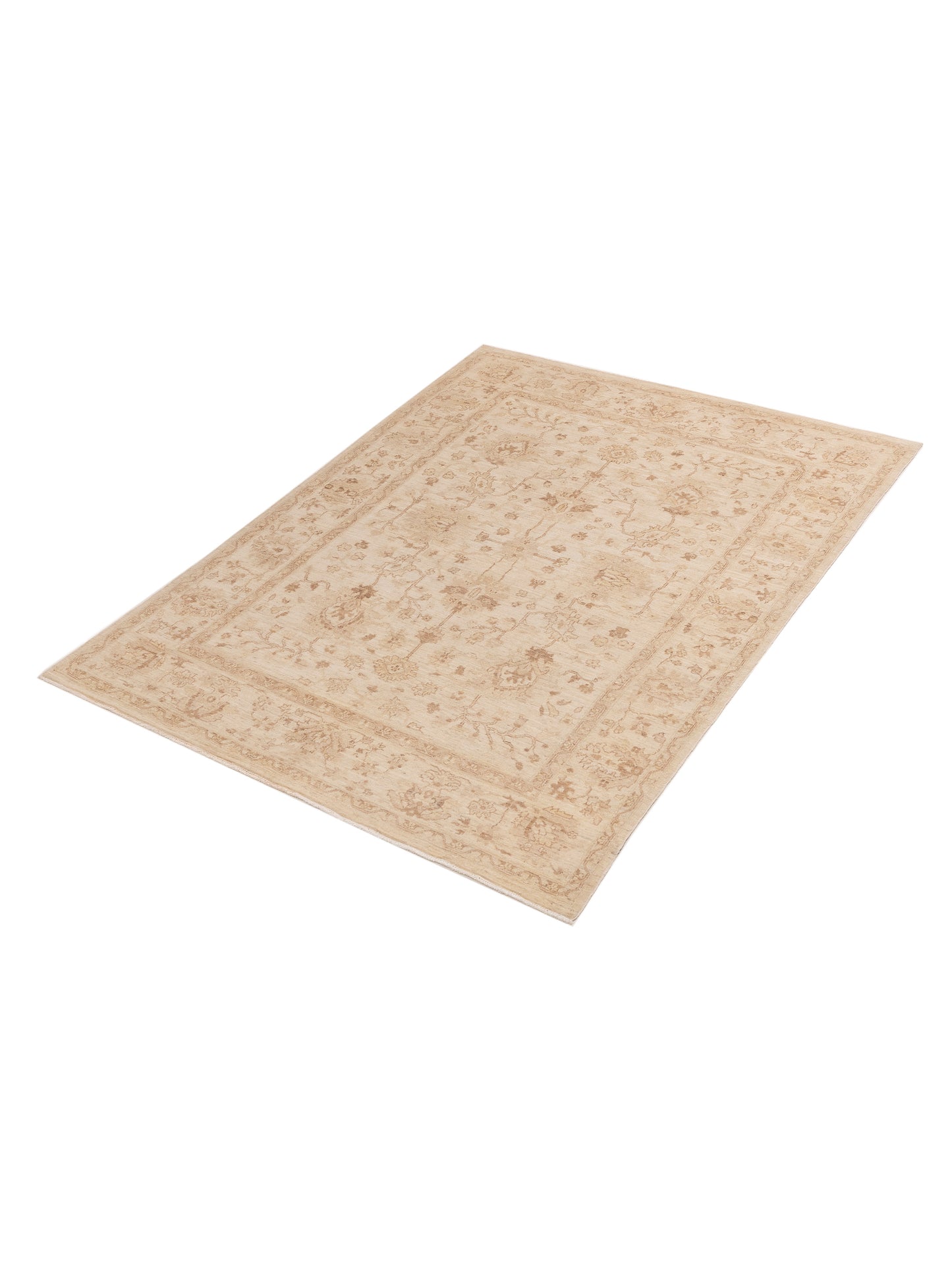 Nomad Laila 113124 Ivory Ivory Transitional Hand Knotted Rug