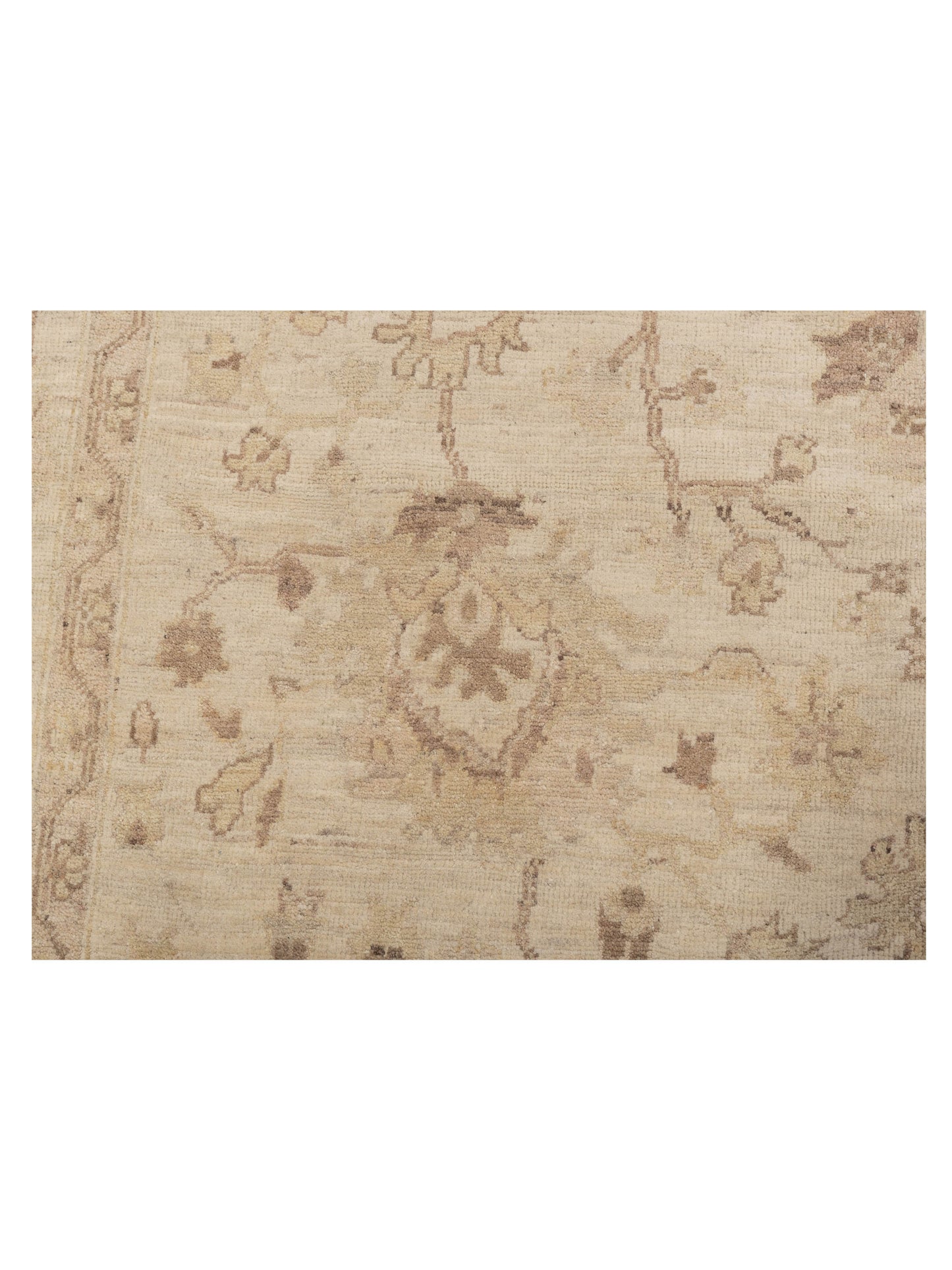 Nomad Laila 113124 Ivory Ivory Transitional Hand Knotted Rug