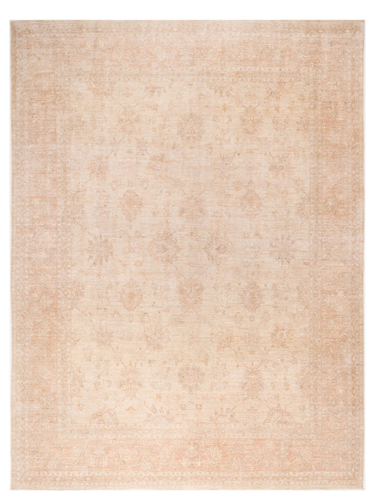 Pasha Sultan 113627 Cream Traditional Hand Knotted Rug