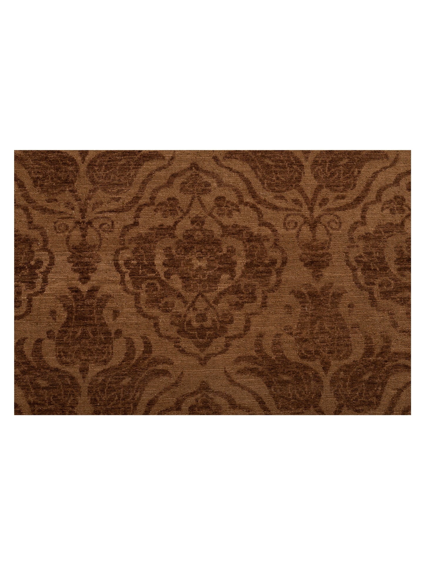 Pasha Defne Tulip Brown Dark Brown Transitional Hand Knotted Rug