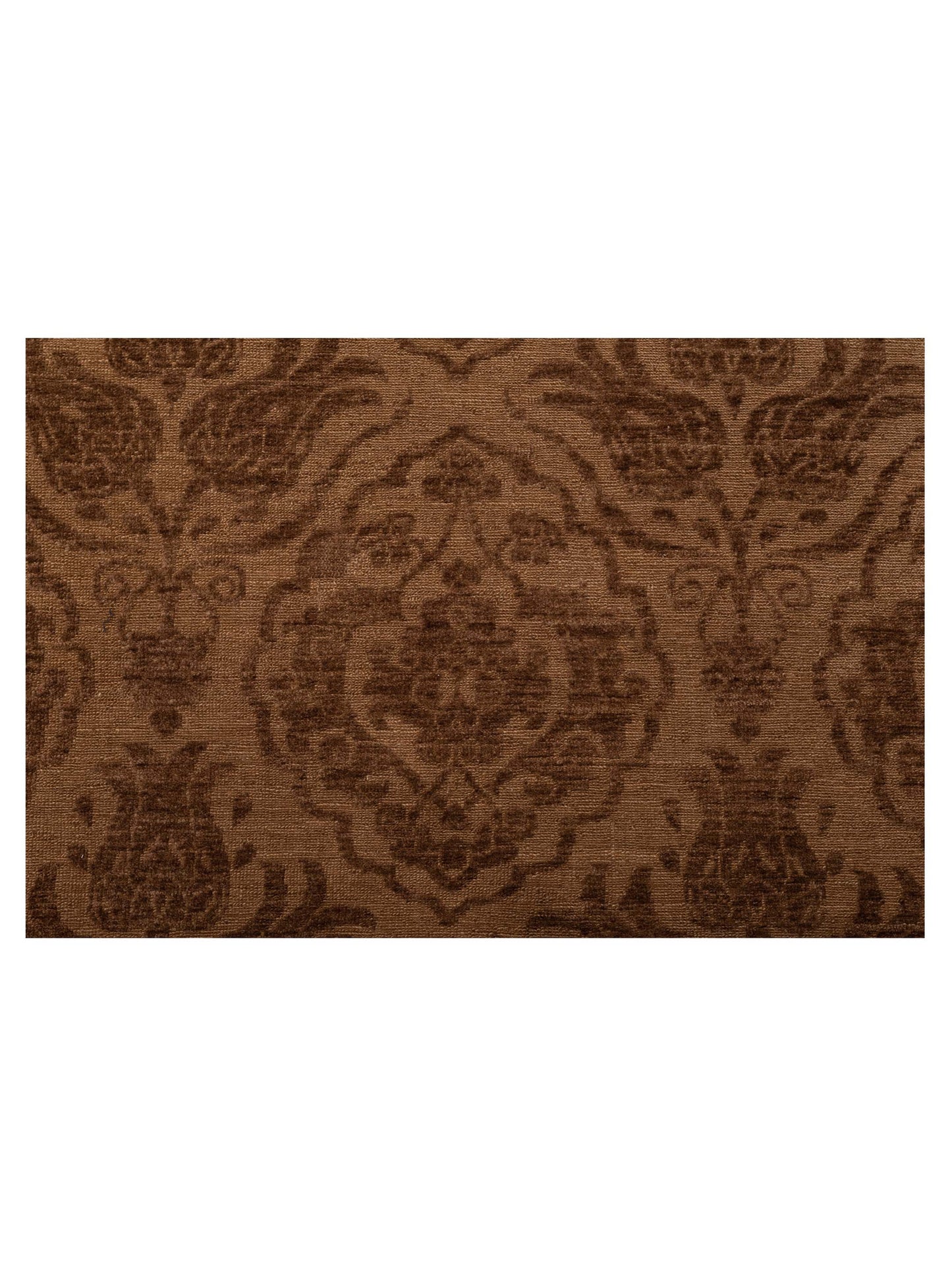 Pasha Defne Tulip Brown Dark Brown Transitional Hand Knotted Rug