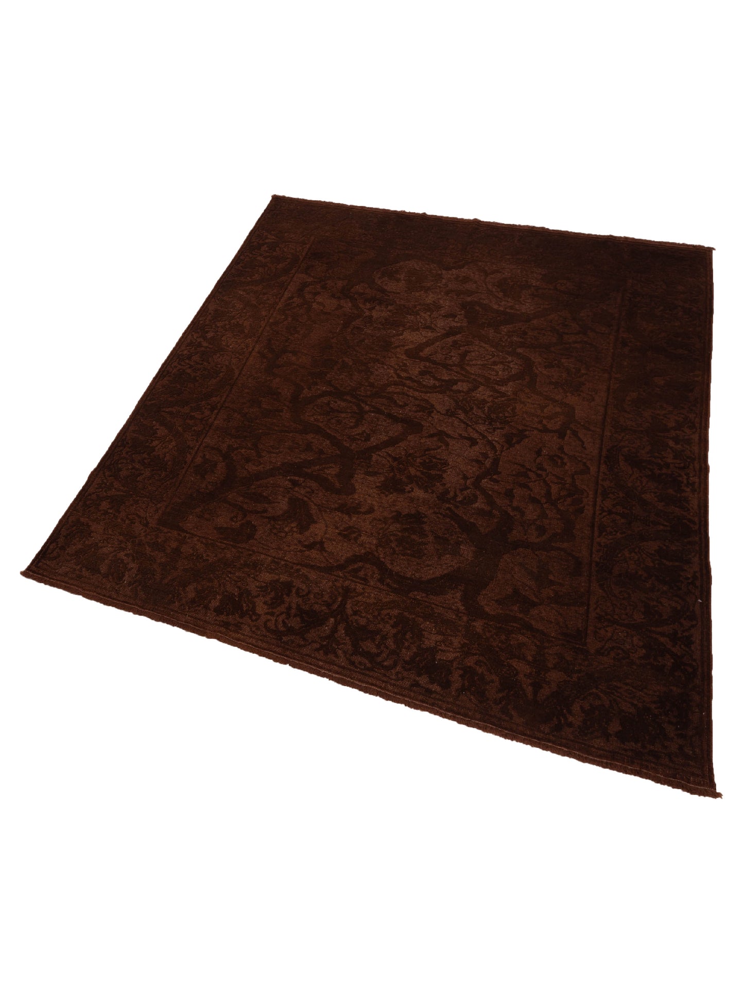 Pasha Vintage 114213 Dark Brown  Contemporary Hand Knotted Rug