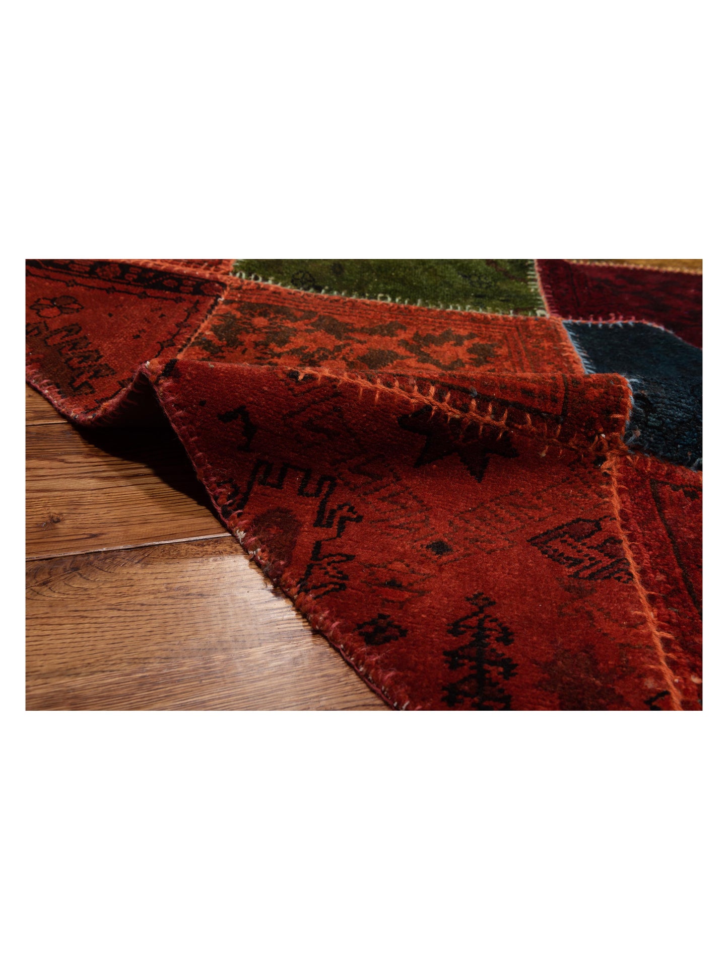 Pasha Turkish Vestige Patchwork 114224 Multi  Contemporary Hand Knotted Rug