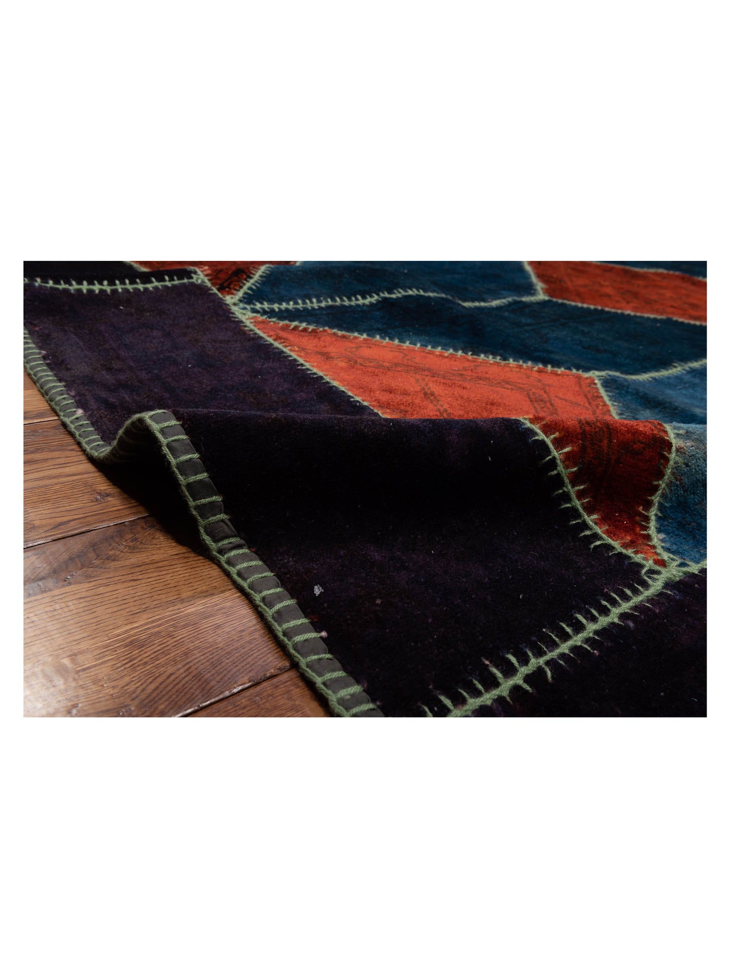 Pasha Turkish Vestige Patchwork 114238 Multi  Contemporary Hand Knotted Rug