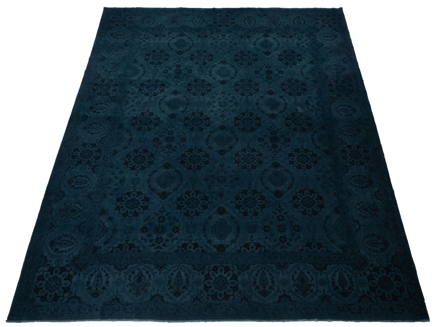 Pasha Vintage 114672 Indigo  Contemporary Hand Knotted Rug