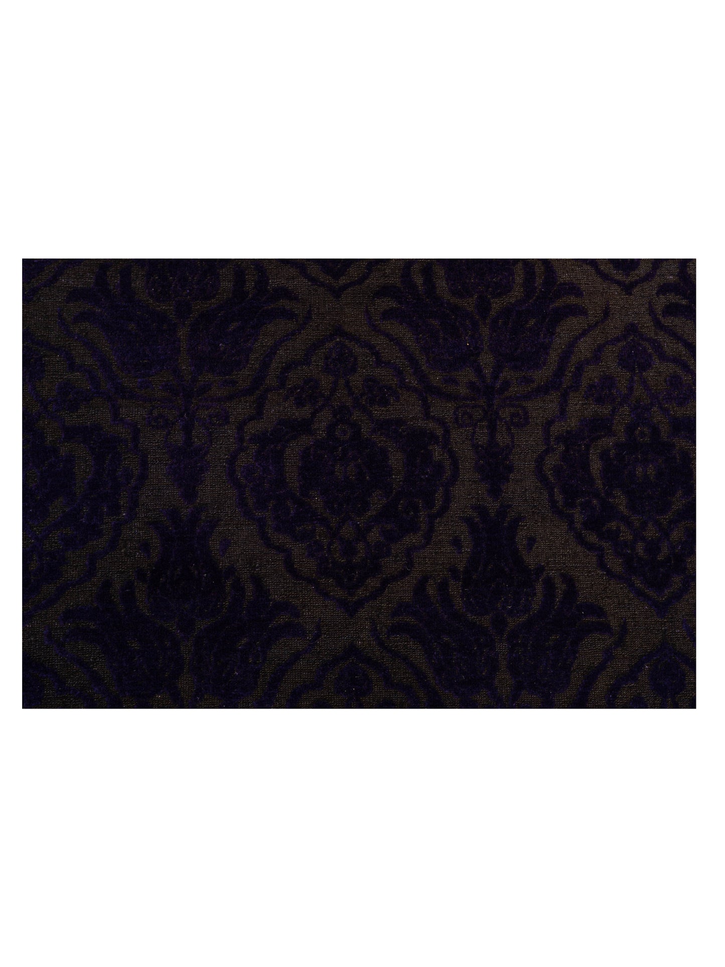 Pasha Color Bouquet 114935 Charcoal Purple Transitional Hand Knotted Rug