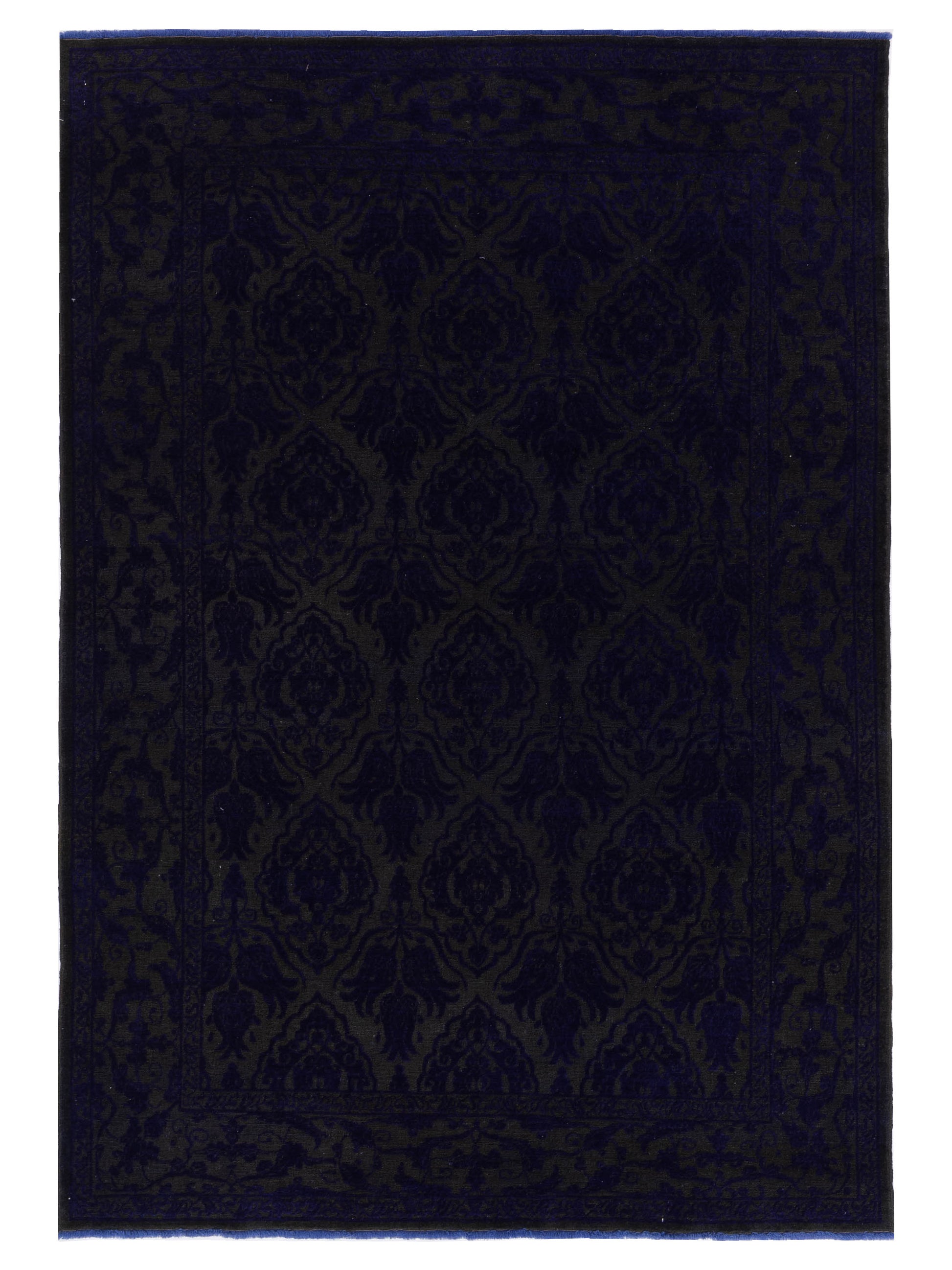 Pasha Color Bouquet 114935 Charcoal Transitional Hand Knotted Rug