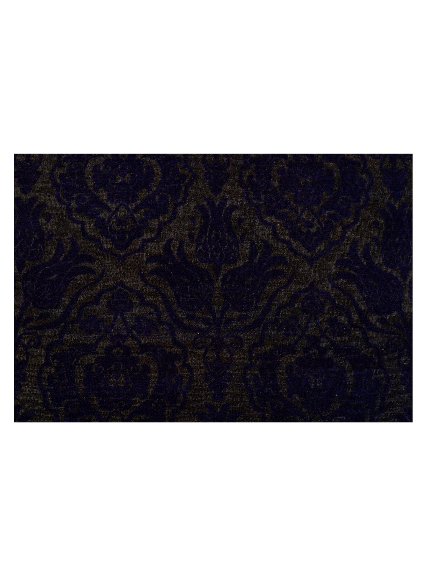 Pasha Color Bouquet 114938 Charcoal Purple Transitional Hand Knotted Rug