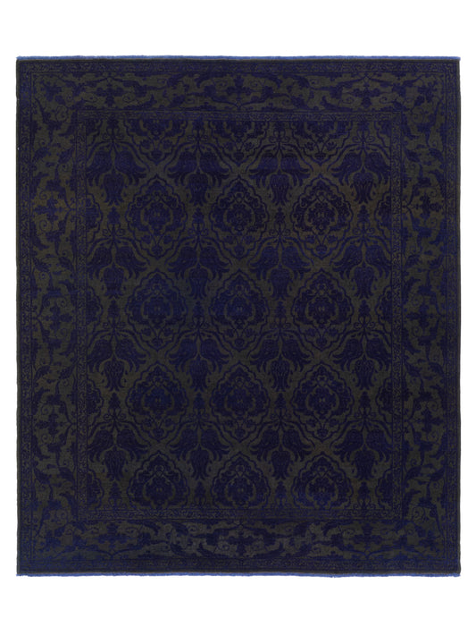 Pasha Color Bouquet 114938 Charcoal Transitional Hand Knotted Rug