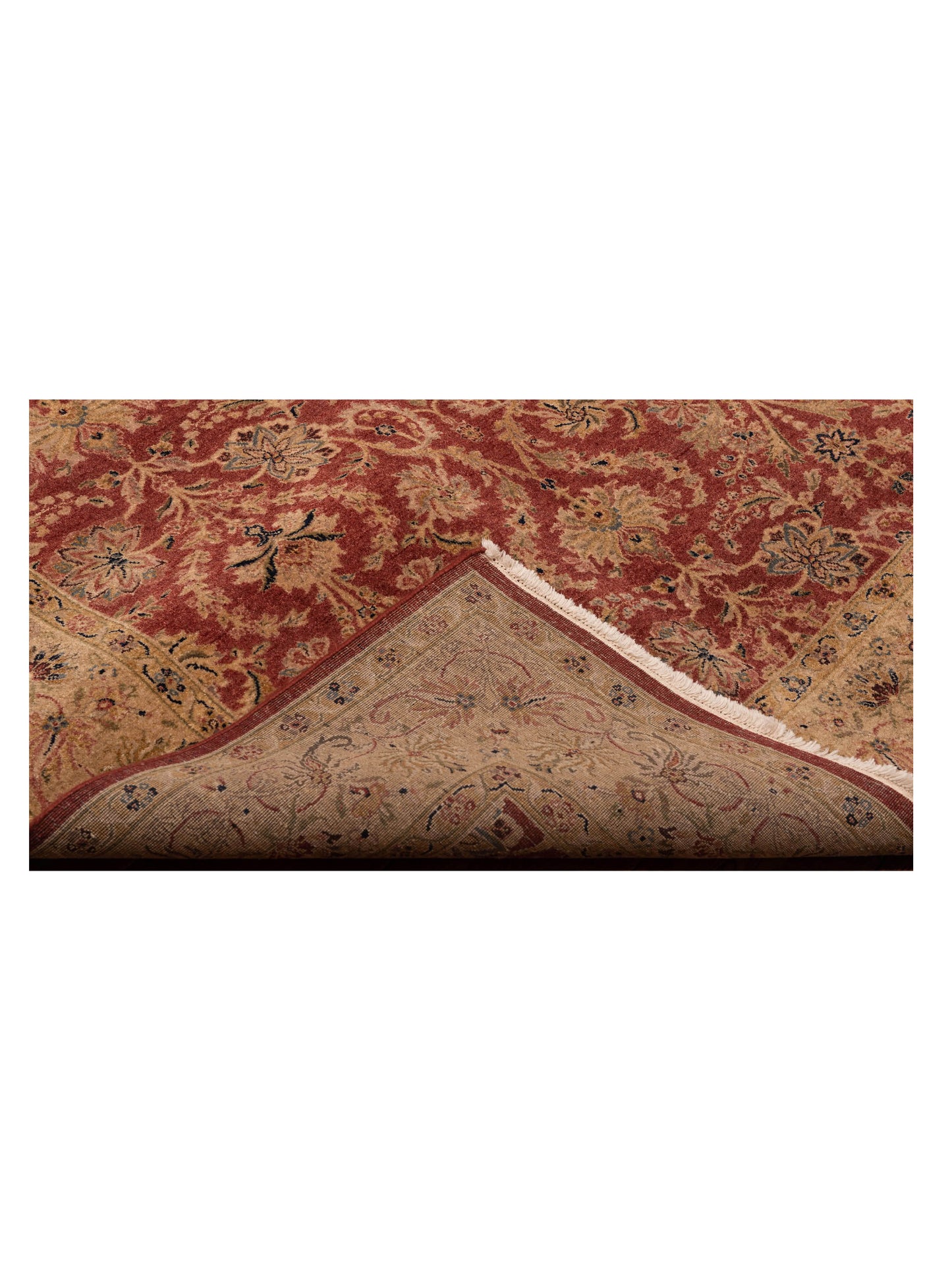 Rajpur Platinum 115022 Red Gold Traditional Hand Knotted Rug