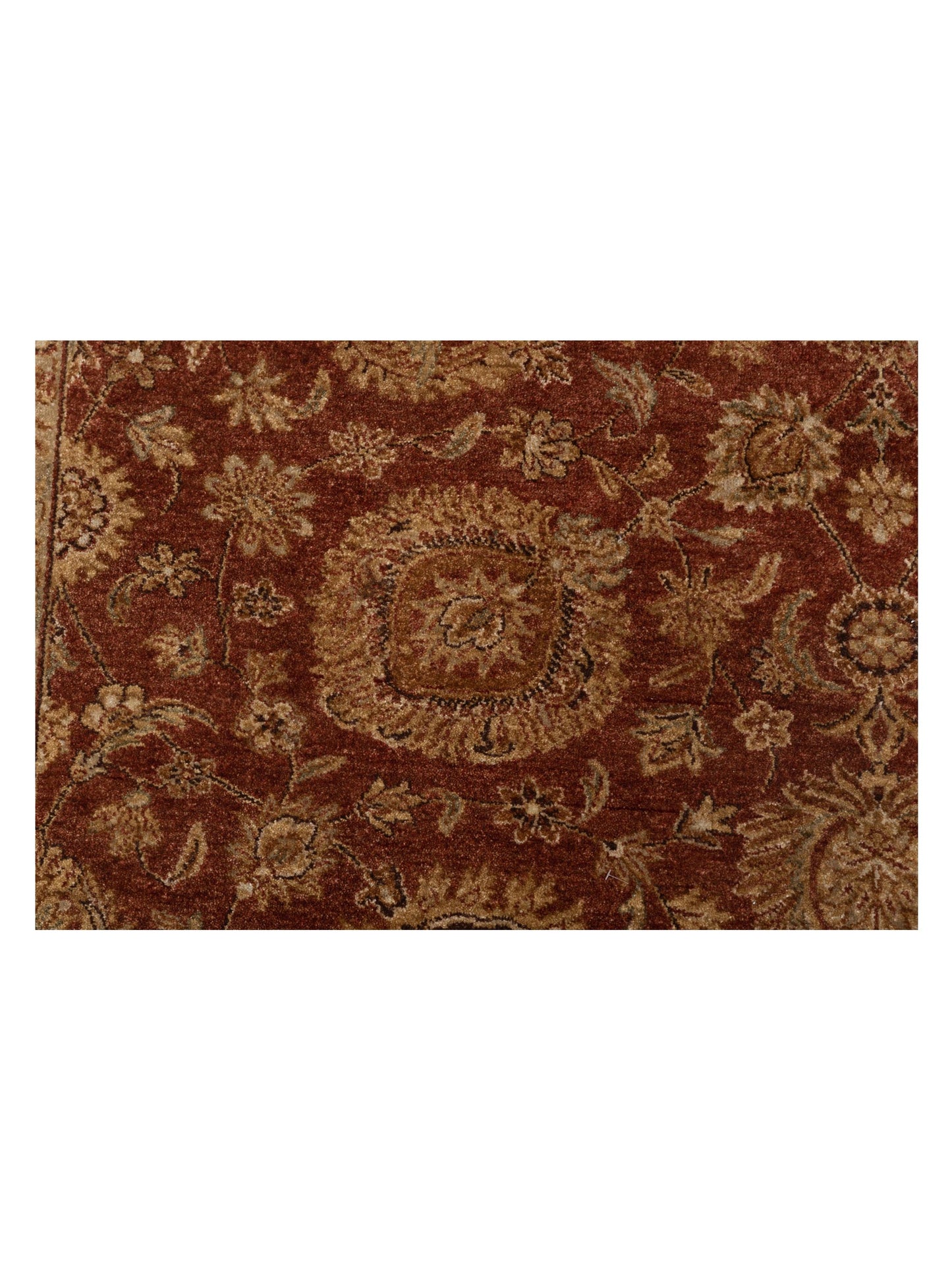 Rajpur Taj 115026 Rust Gold Traditional Hand Knotted Rug