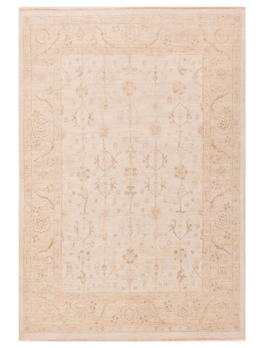 Nomad Laila 115236 Ivory Transitional Hand Knotted Rug