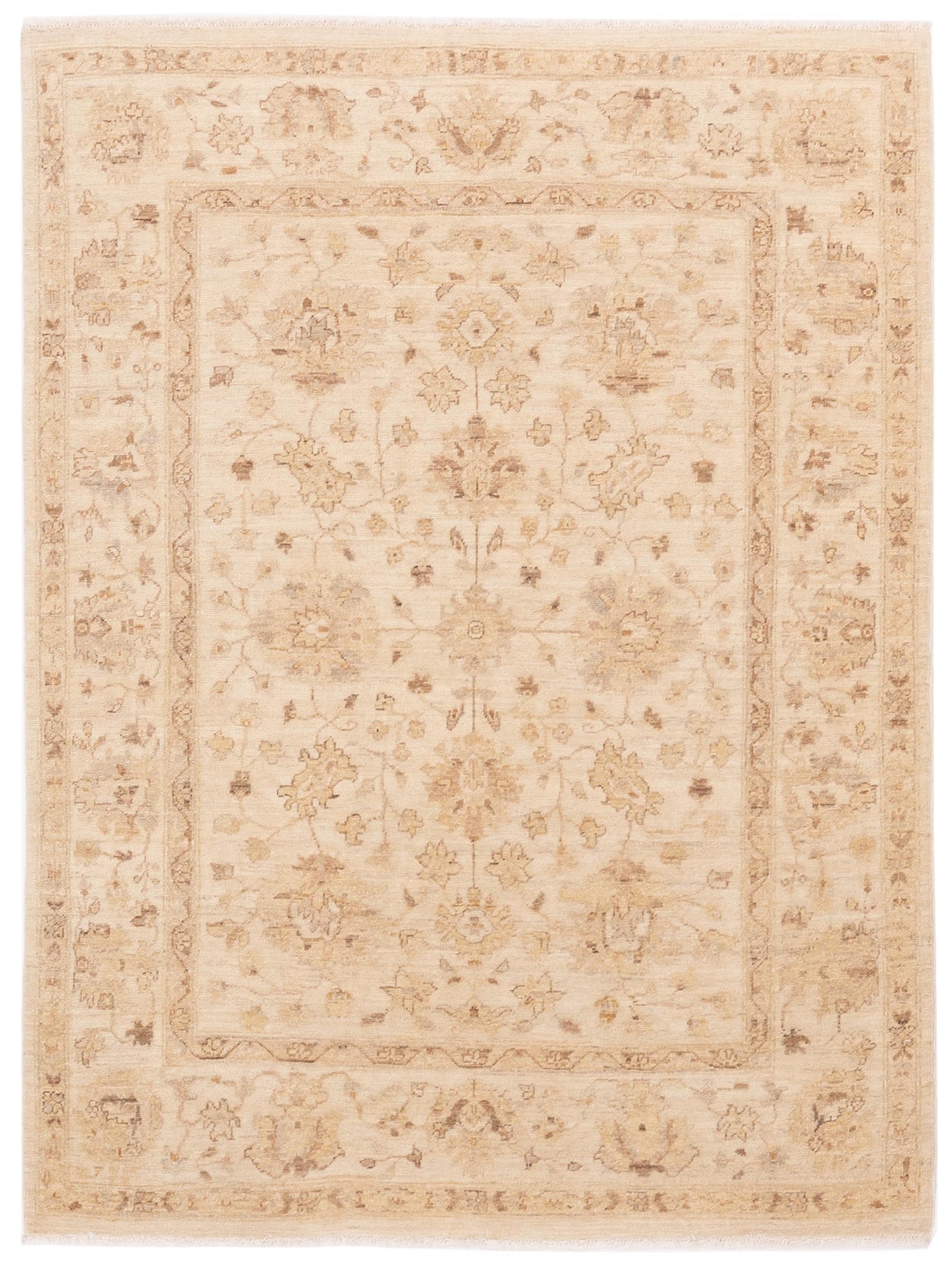 Nomad Laila 115249 Ivory Transitional Hand Knotted Rug