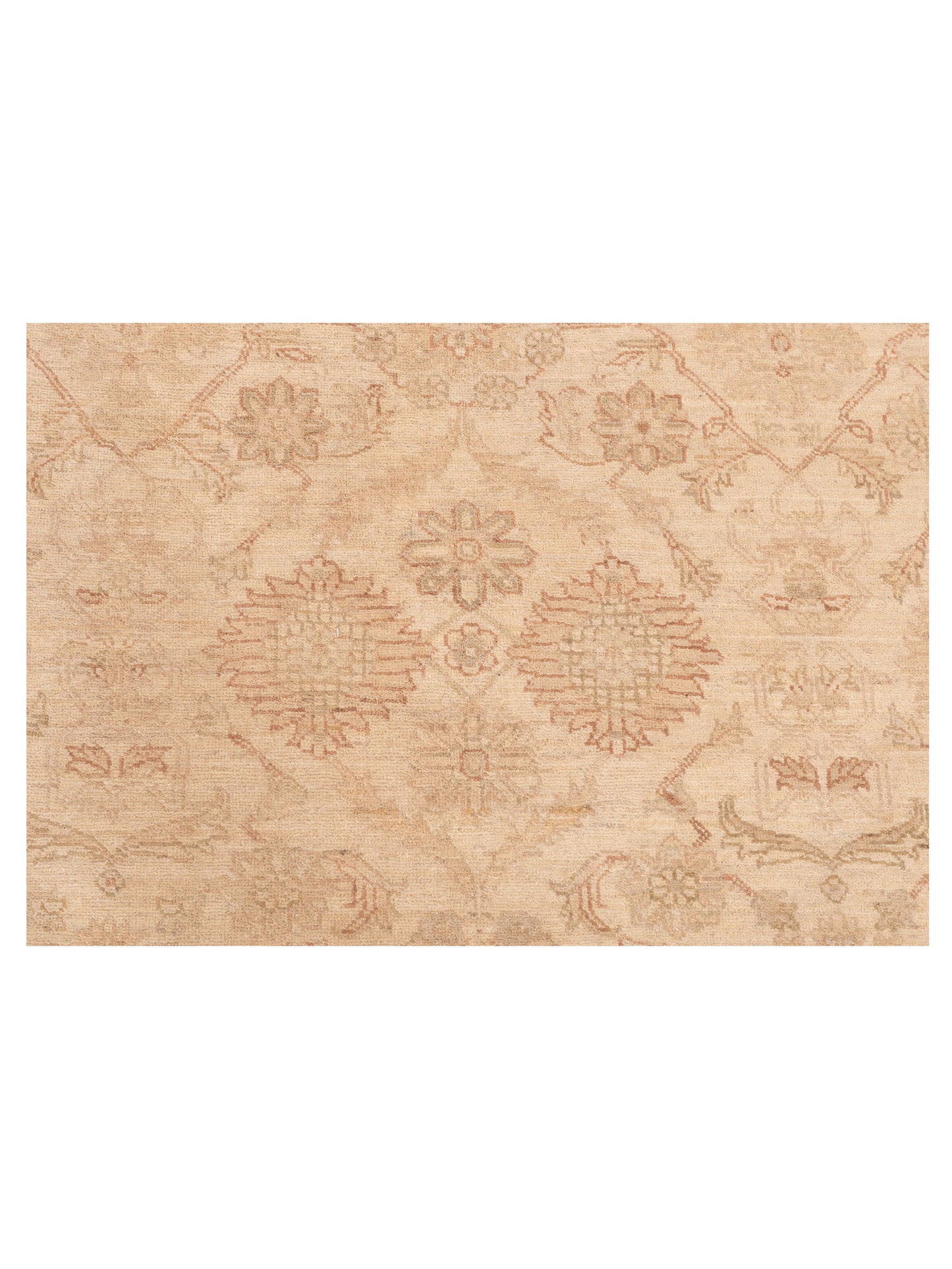 Nomad Laila 115251 Ivory Ivory Transitional Hand Knotted Rug