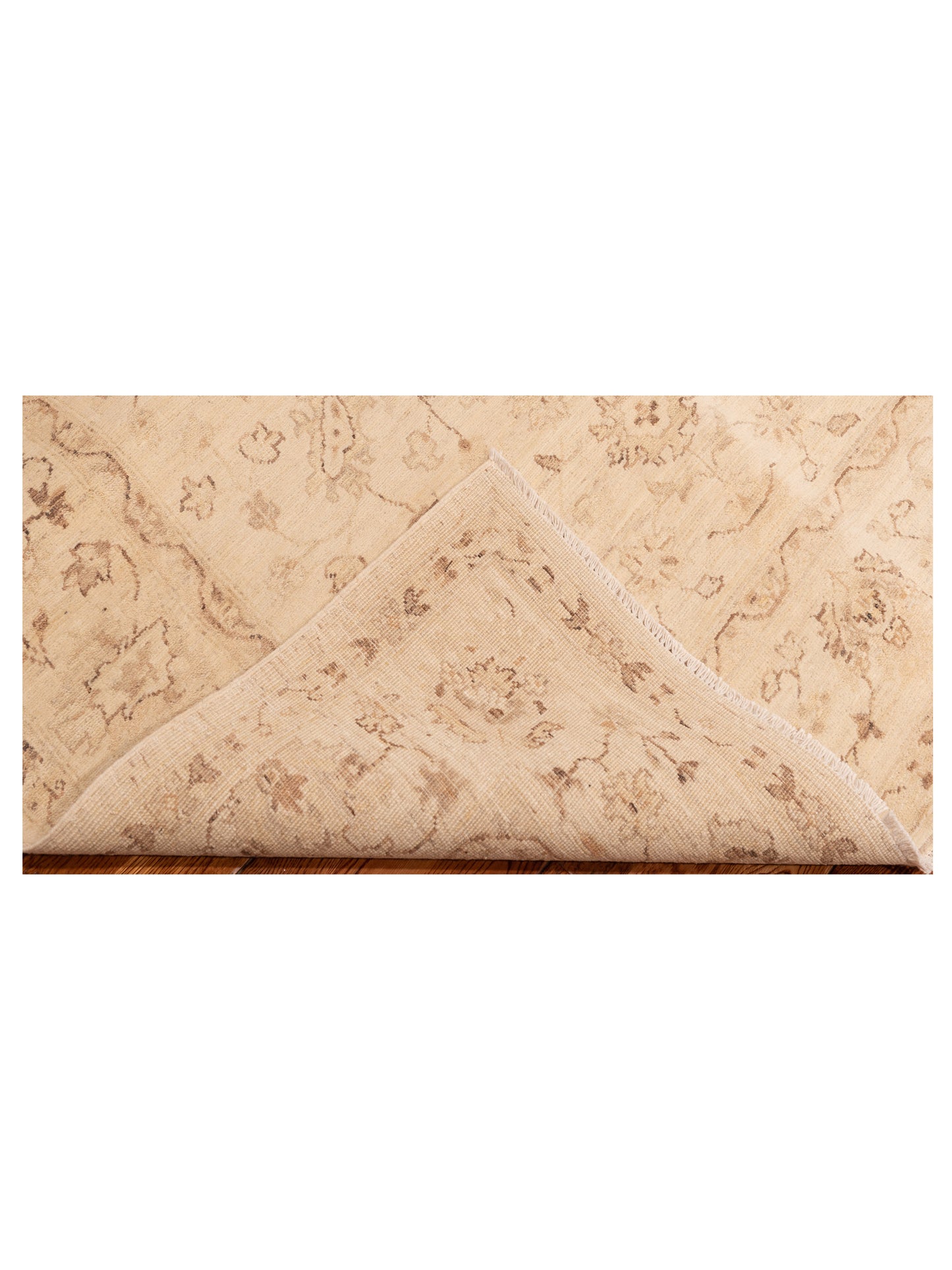 Nomad Laila 115270 Ivory Ivory Transitional Hand Knotted Rug