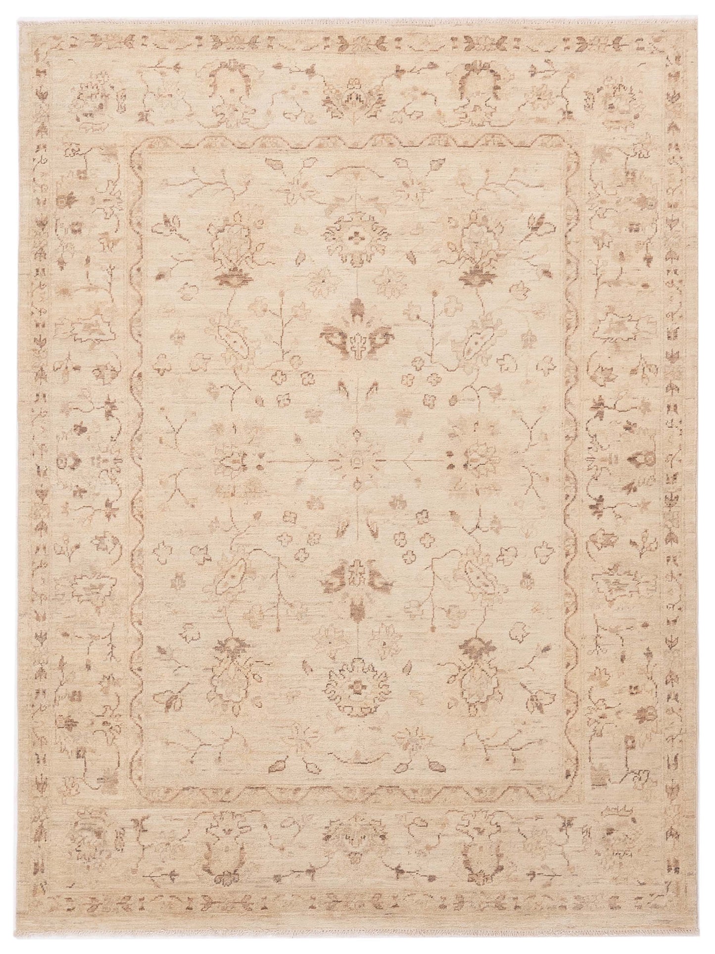 Nomad Laila 115270 Ivory Transitional Hand Knotted Rug