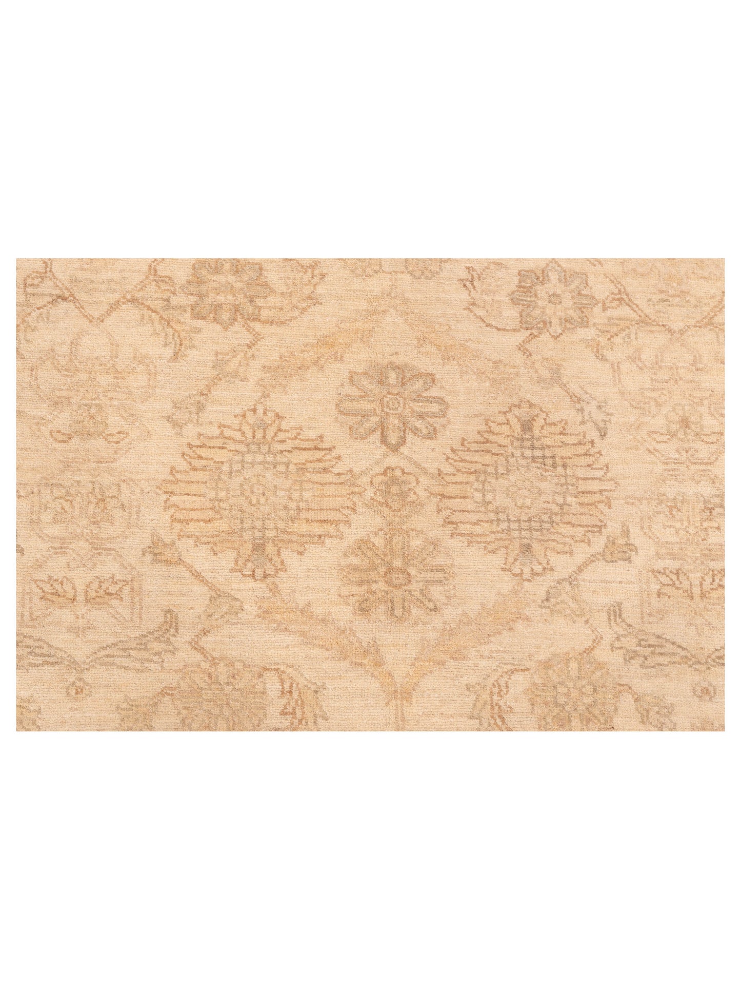 Nomad Laila 115272 Ivory Ivory Transitional Hand Knotted Rug