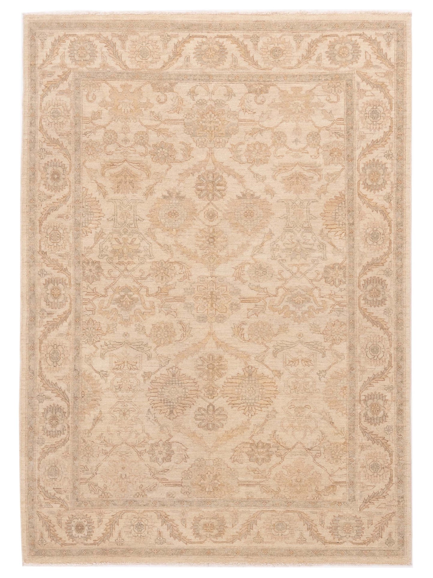 Nomad Laila 115272 Ivory Transitional Hand Knotted Rug