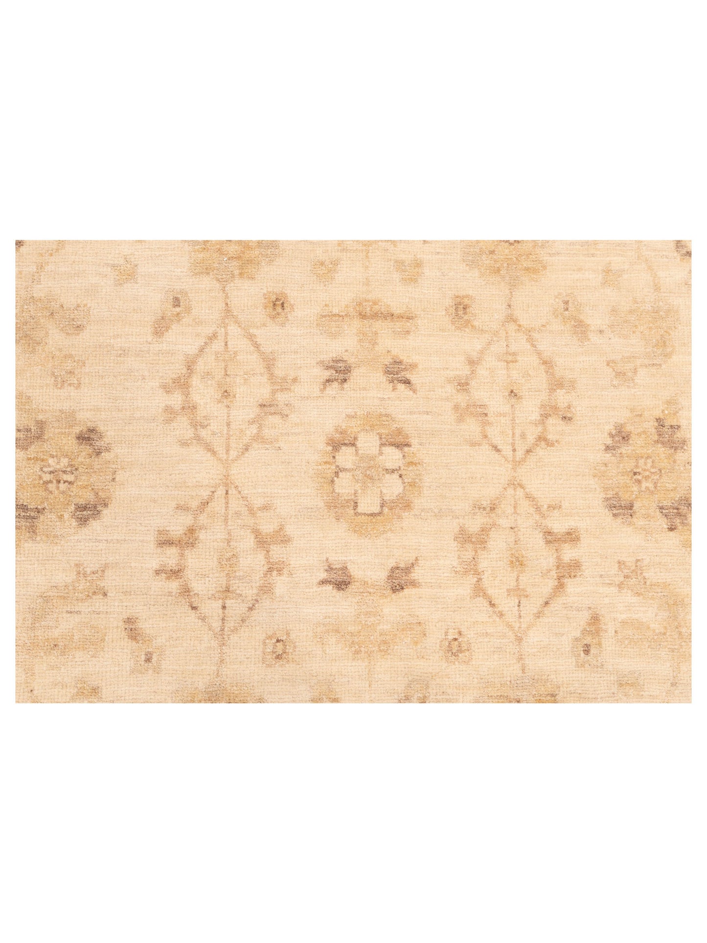 Nomad Laila 115274 Ivory Gold Transitional Hand Knotted Rug