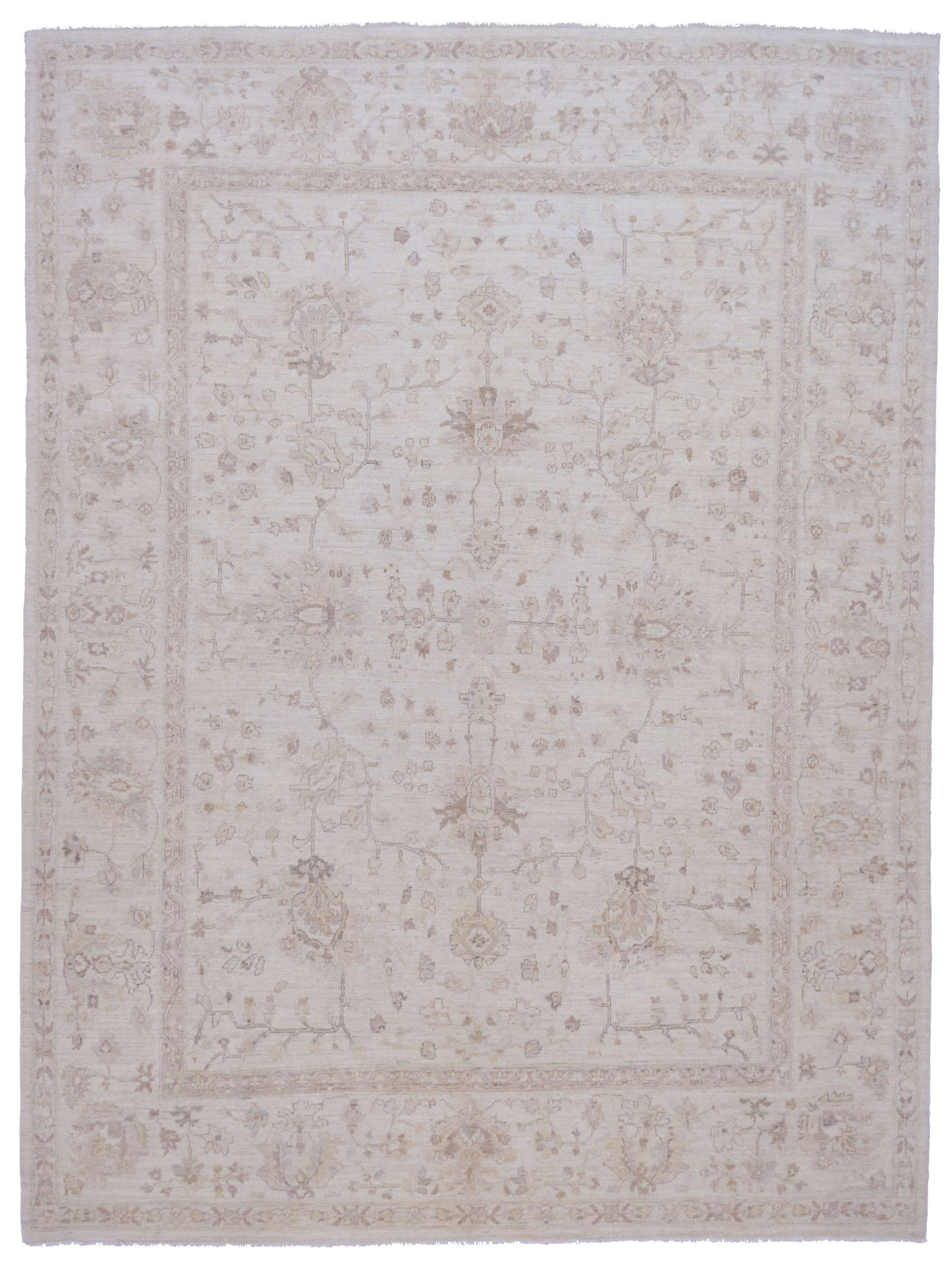 Nomad Laila 115278 Ivory Transitional Hand Knotted Rug