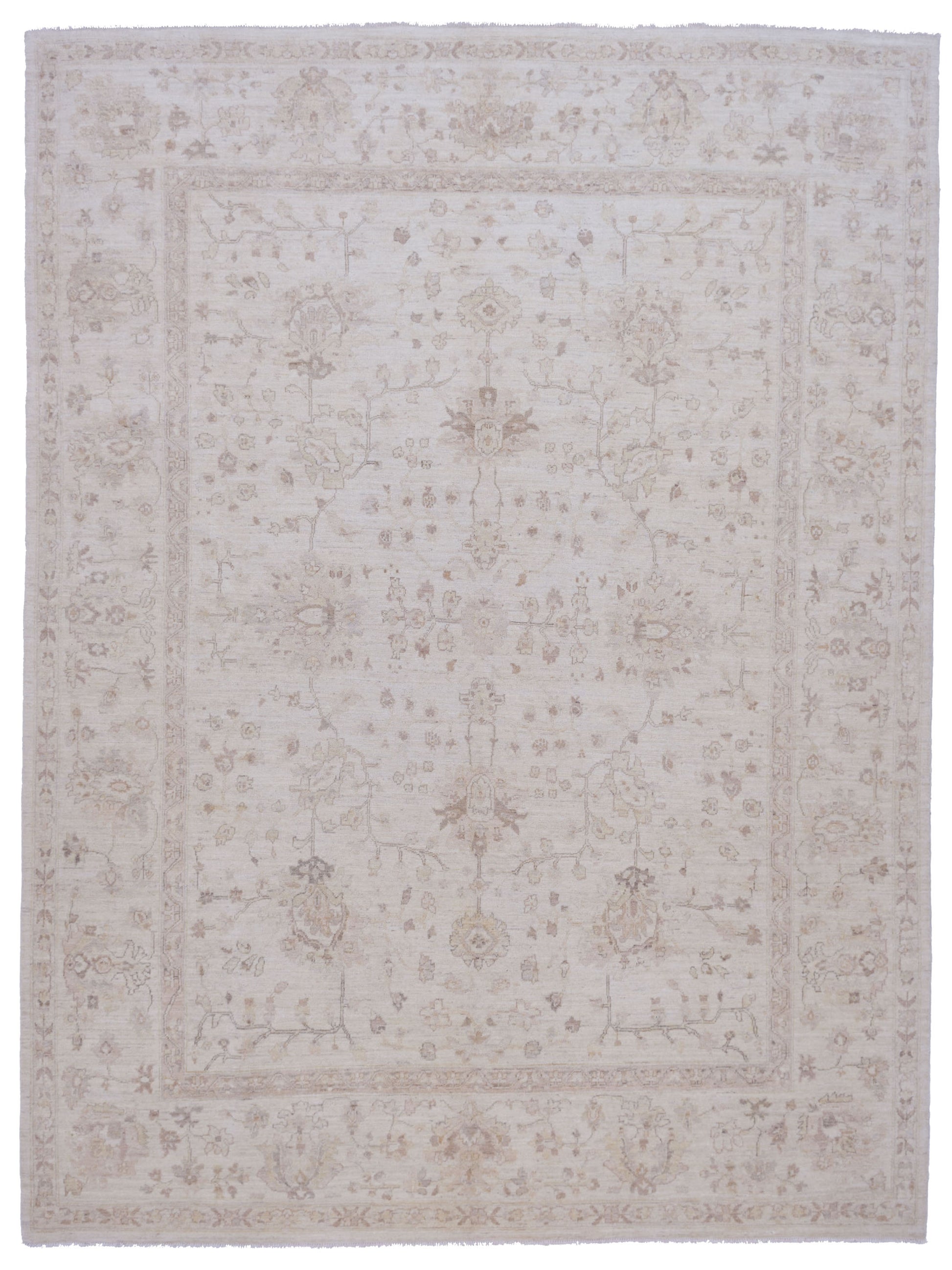 Nomad Laila 115278 Ivory Transitional Hand Knotted Rug