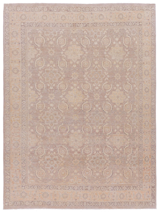 Nomad Laila 115285 Brown Transitional Hand Knotted Rug