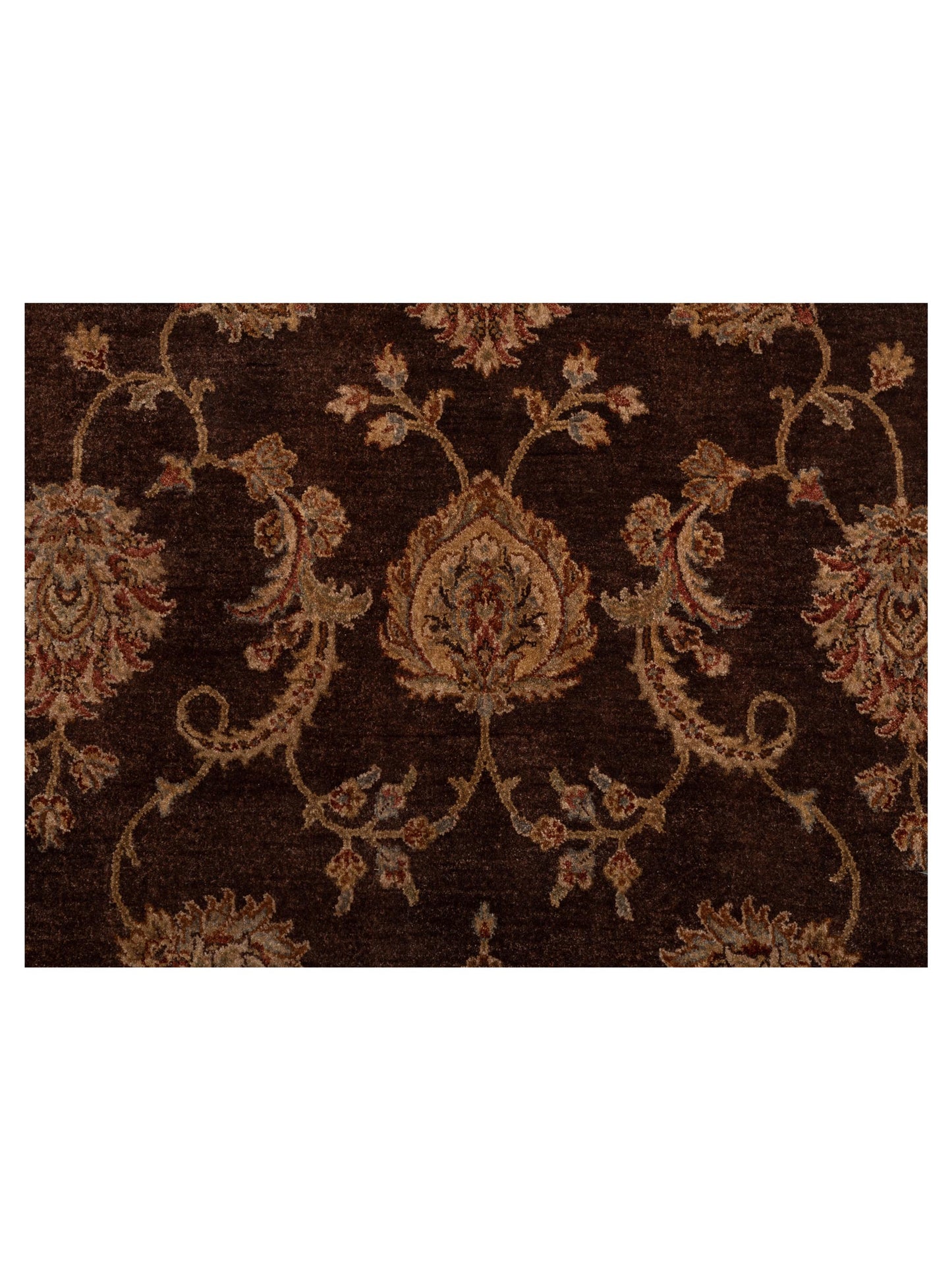 Rajpur Taj 115657 Plum Gold Traditional Hand Knotted Rug